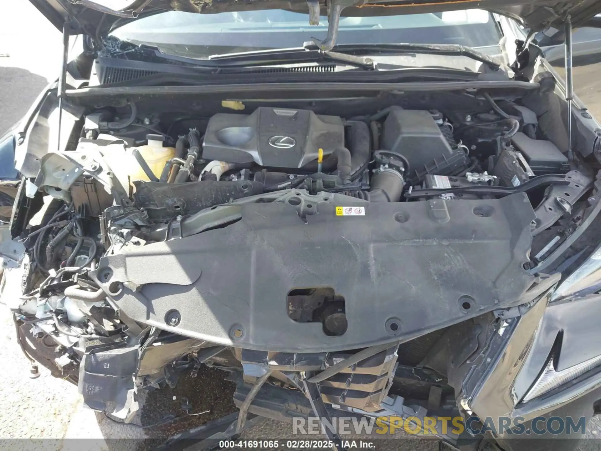 10 fotografías del automóvil dañado JTJDARBZ6M2184303 LEXUS NX 300 2021