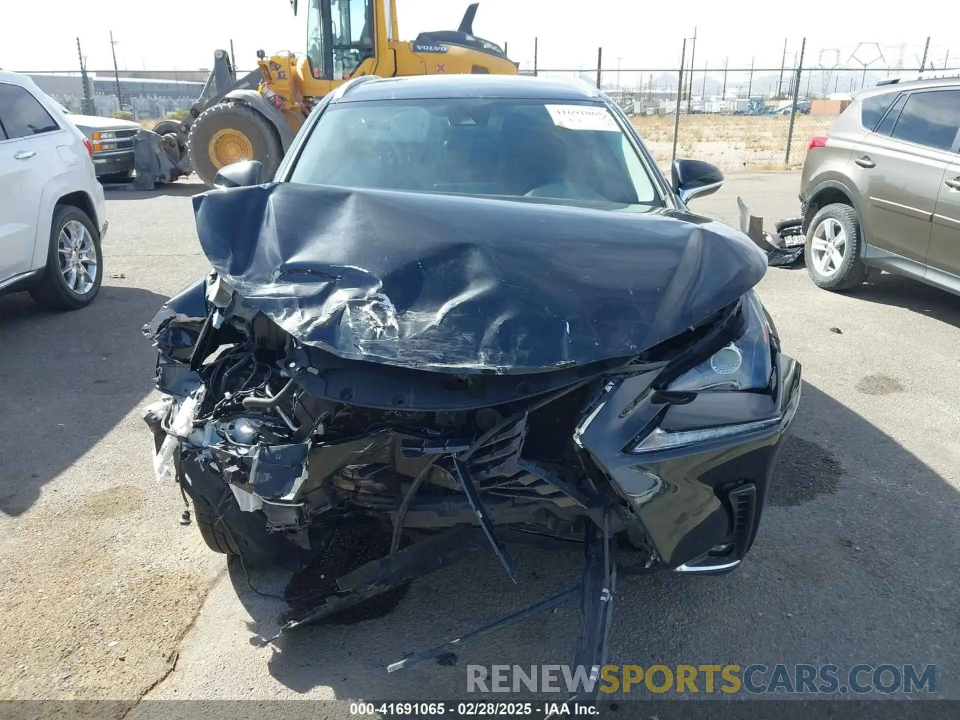 12 fotografías del automóvil dañado JTJDARBZ6M2184303 LEXUS NX 300 2021