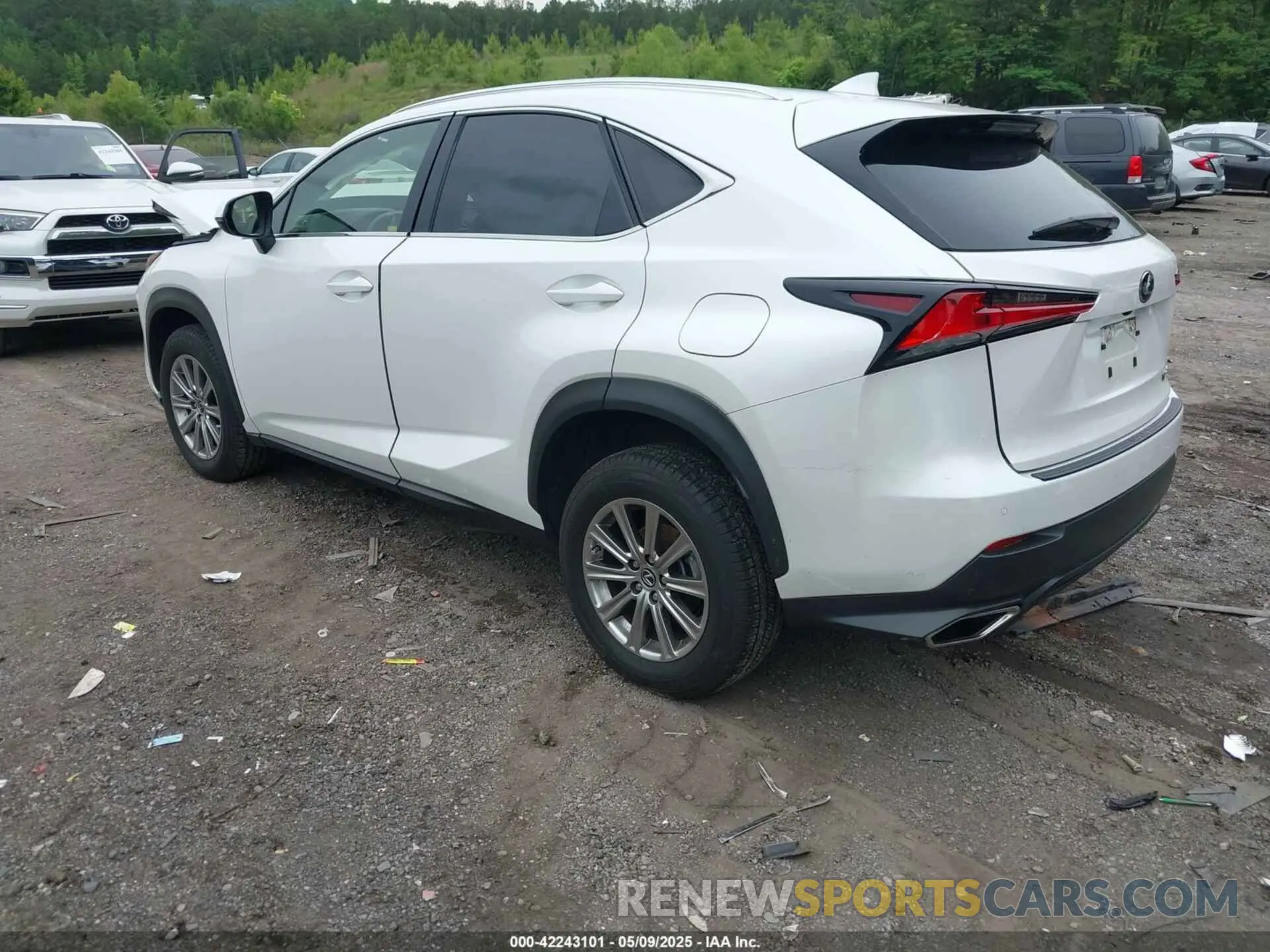 3 fotografías del automóvil dañado JTJDARBZ6M5035226 LEXUS NX 300 2021