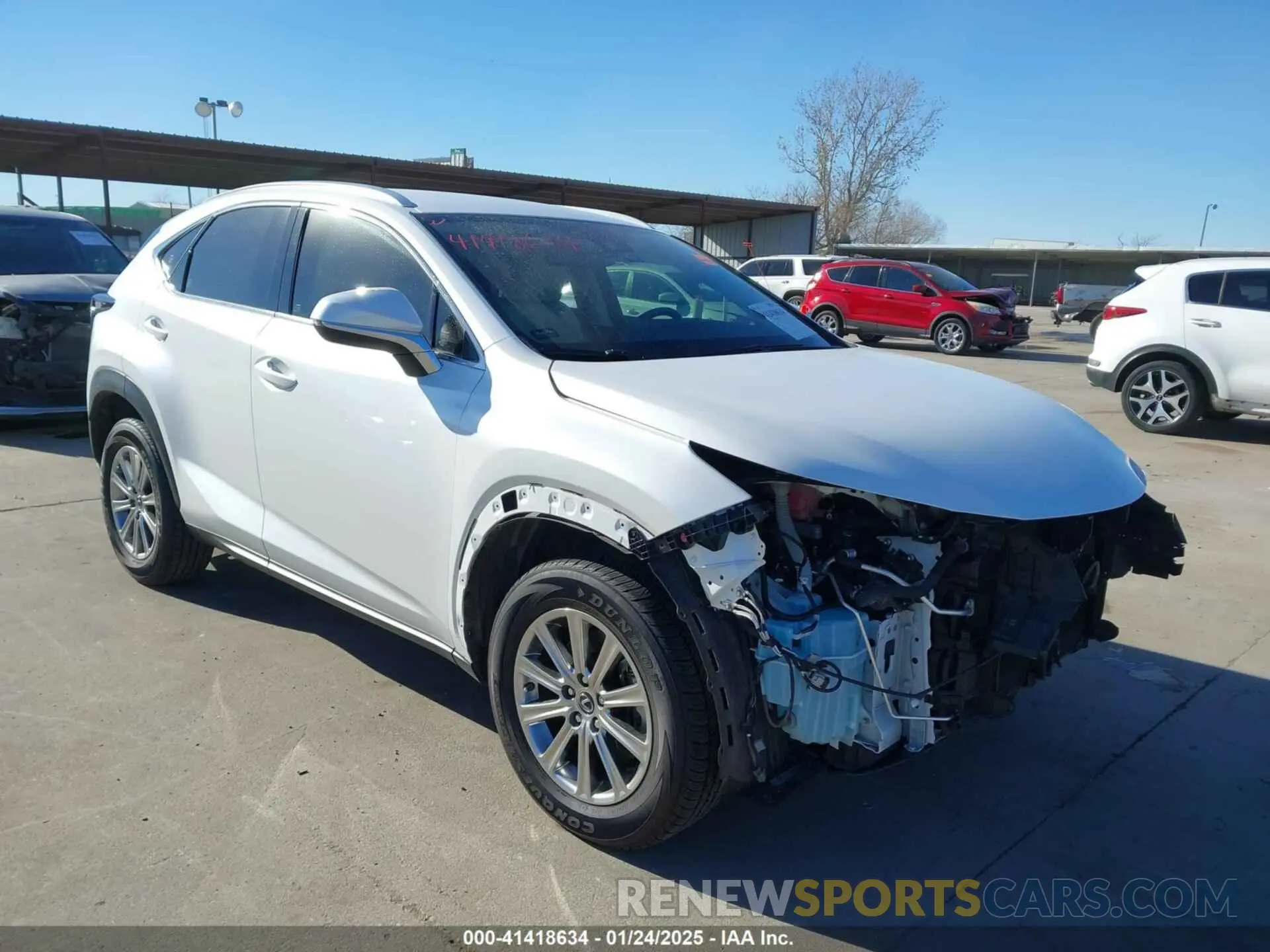 1 fotografías del automóvil dañado JTJDARBZ8M5033106 LEXUS NX 300 2021
