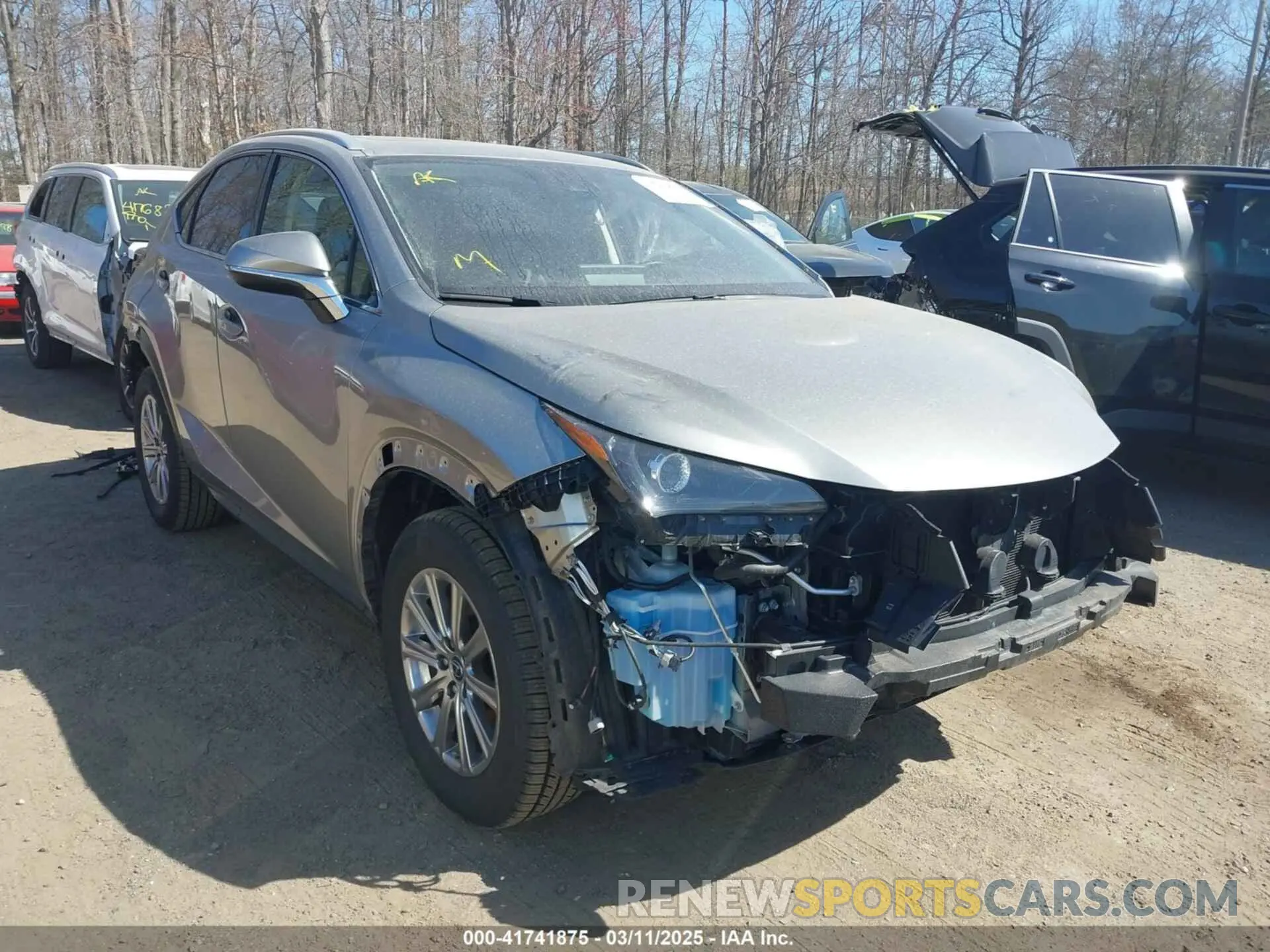 1 fotografías del automóvil dañado JTJDARDZ0M2240751 LEXUS NX 300 2021