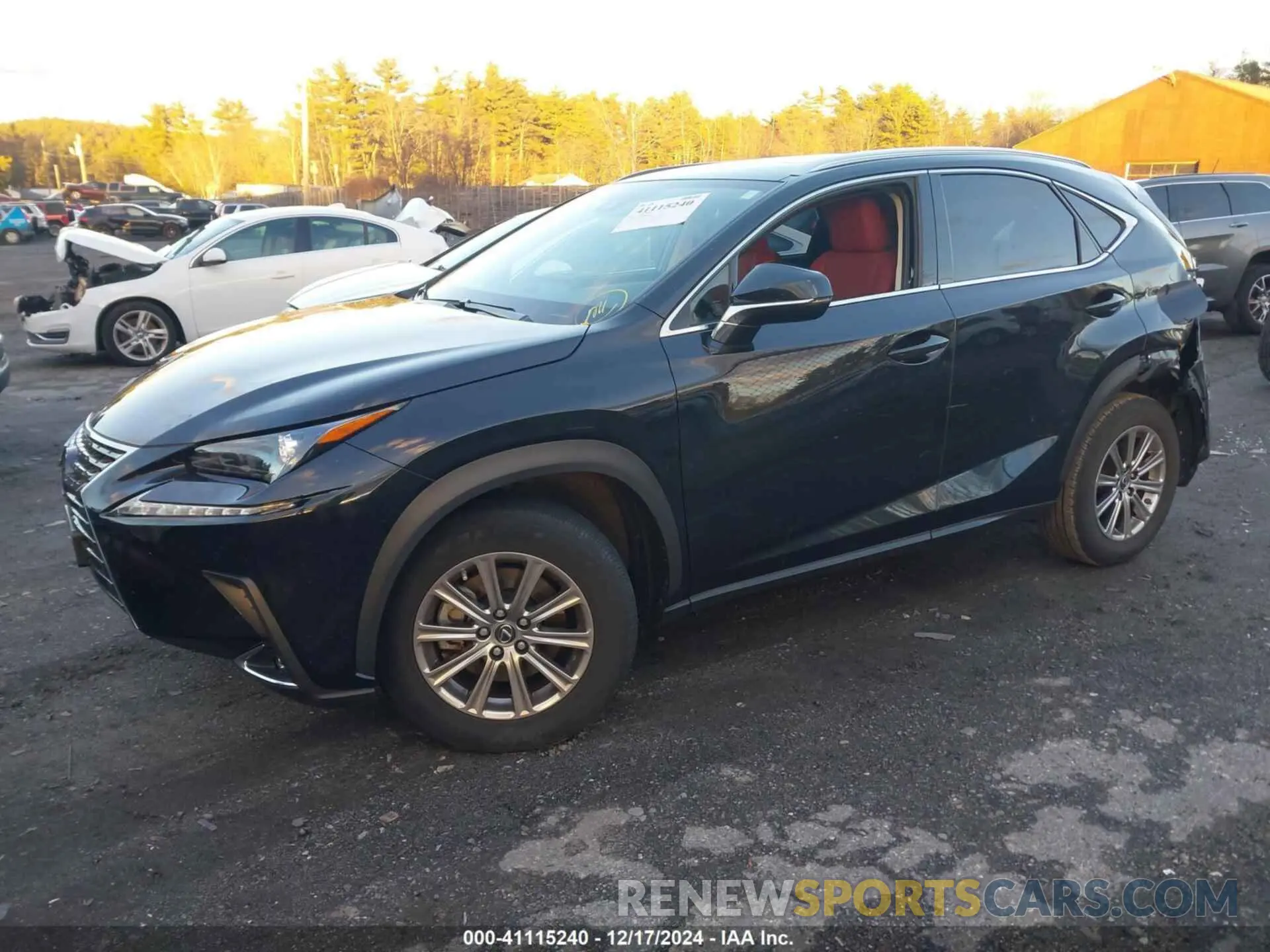 14 fotografías del automóvil dañado JTJDARDZ2M2259527 LEXUS NX 300 2021
