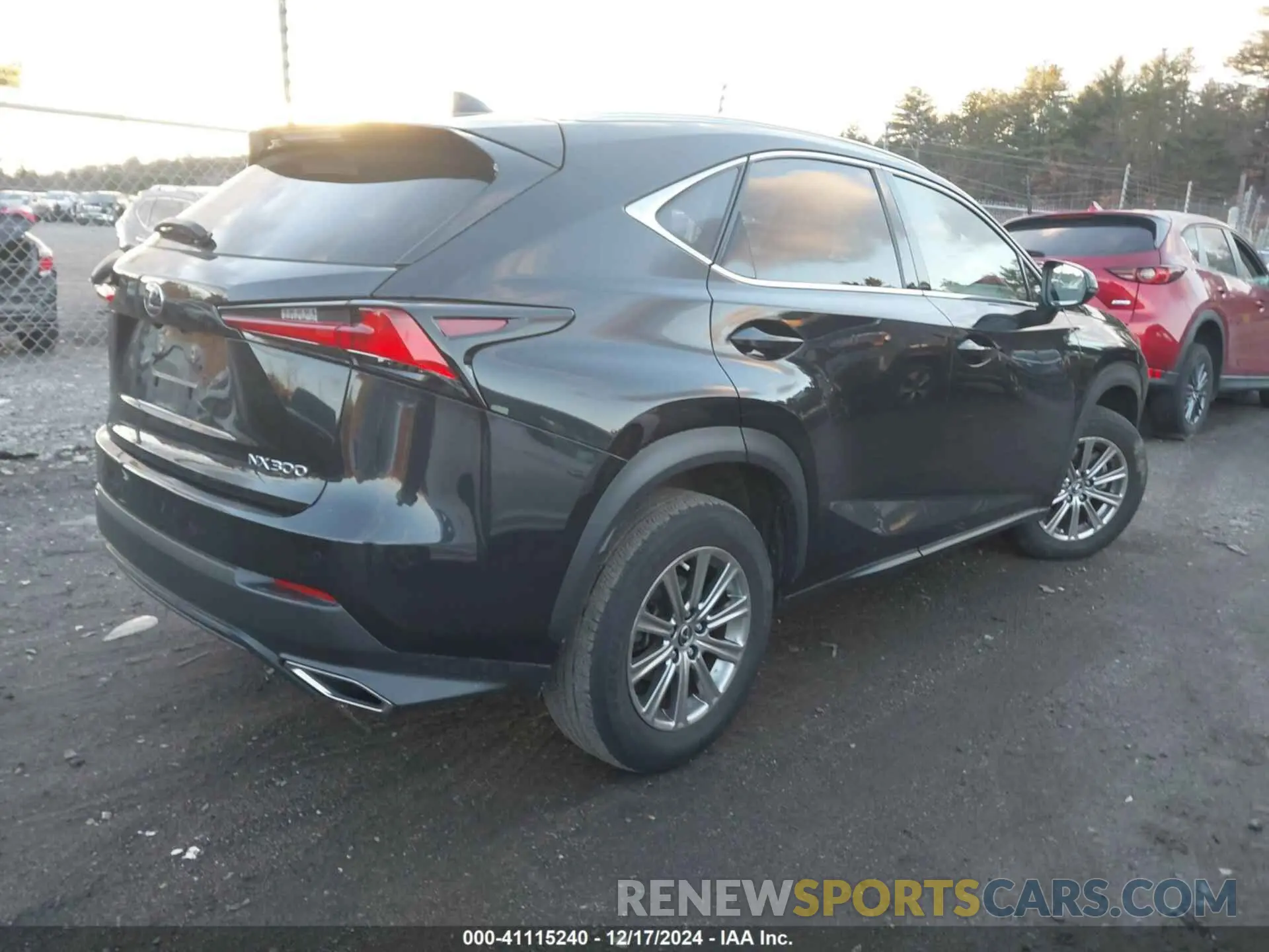 4 fotografías del automóvil dañado JTJDARDZ2M2259527 LEXUS NX 300 2021