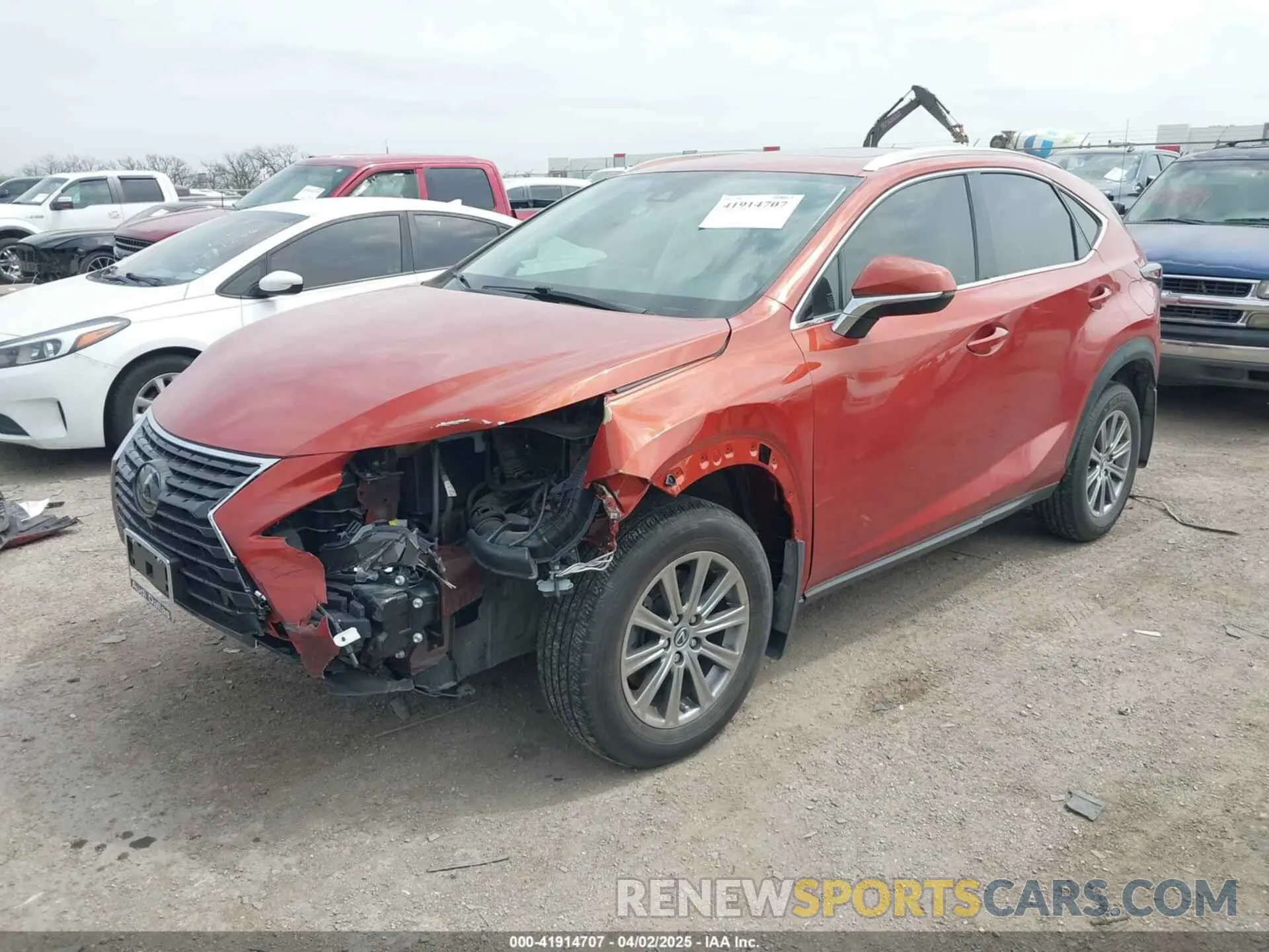 2 fotografías del automóvil dañado JTJDARDZ9M2254504 LEXUS NX 300 2021