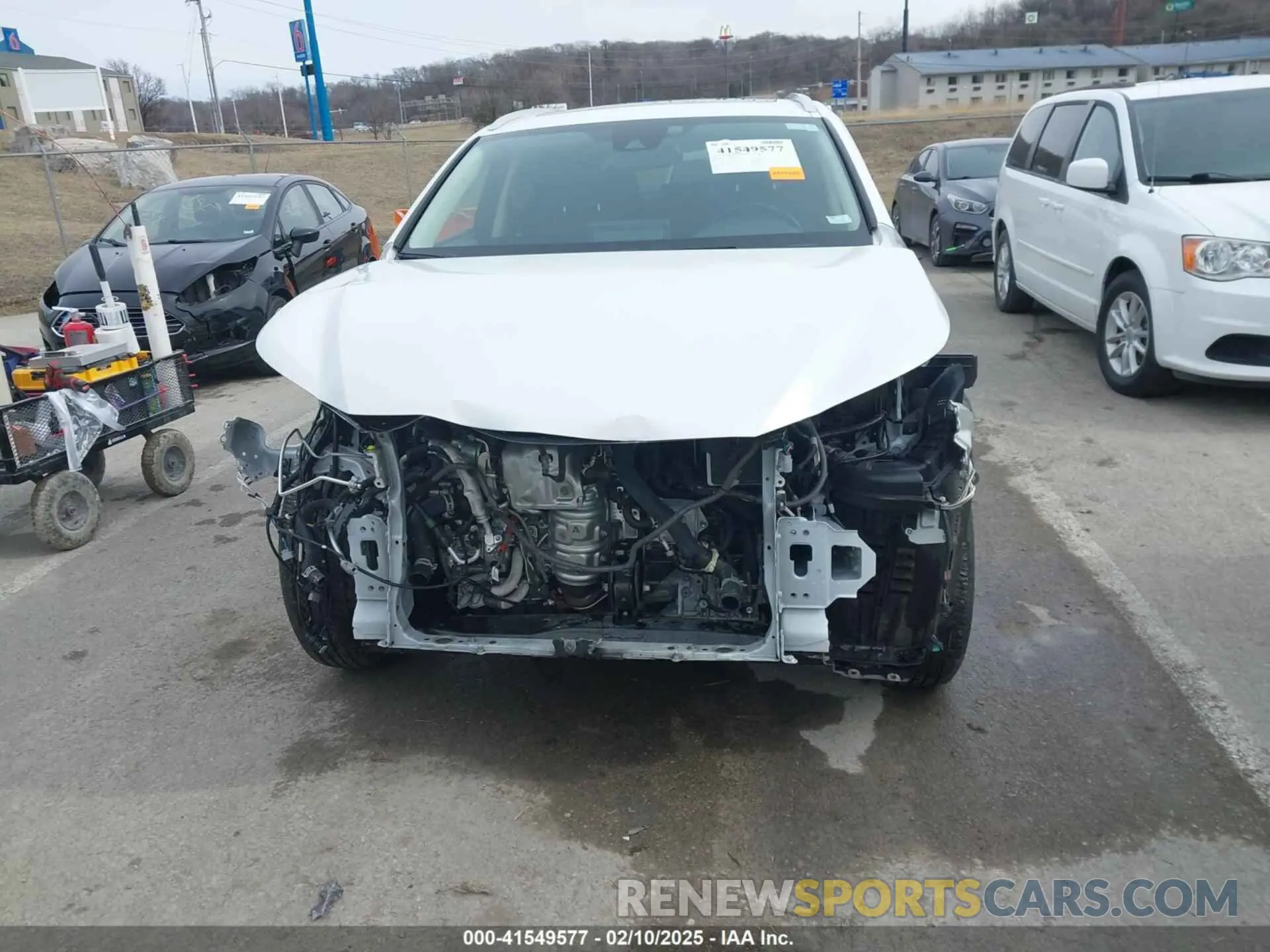 12 fotografías del automóvil dañado JTJDARDZ9M5027019 LEXUS NX 300 2021