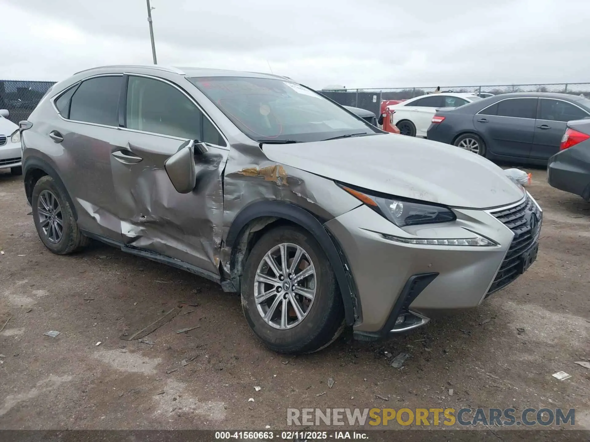 1 fotografías del automóvil dañado JTJDARDZXM2244015 LEXUS NX 300 2021