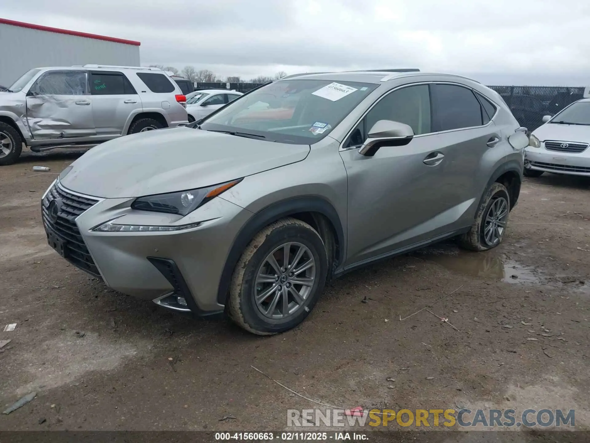 2 fotografías del automóvil dañado JTJDARDZXM2244015 LEXUS NX 300 2021
