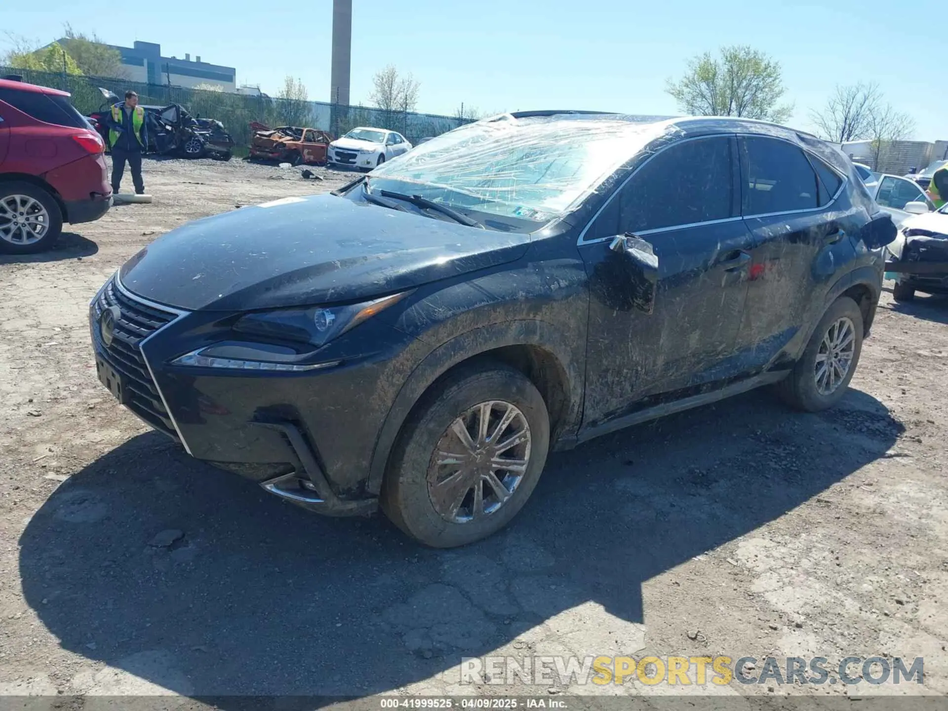 2 fotografías del automóvil dañado JTJDARDZXM2249781 LEXUS NX 300 2021