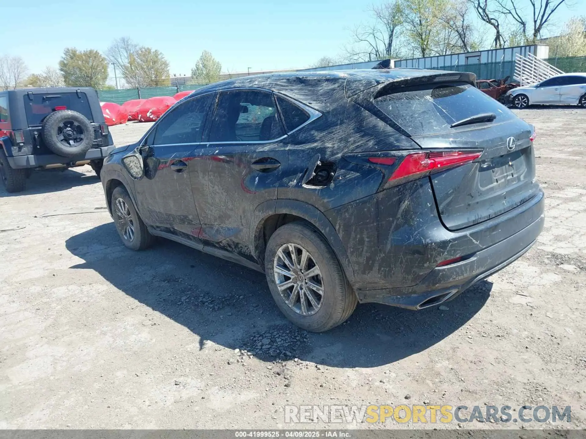 3 fotografías del automóvil dañado JTJDARDZXM2249781 LEXUS NX 300 2021