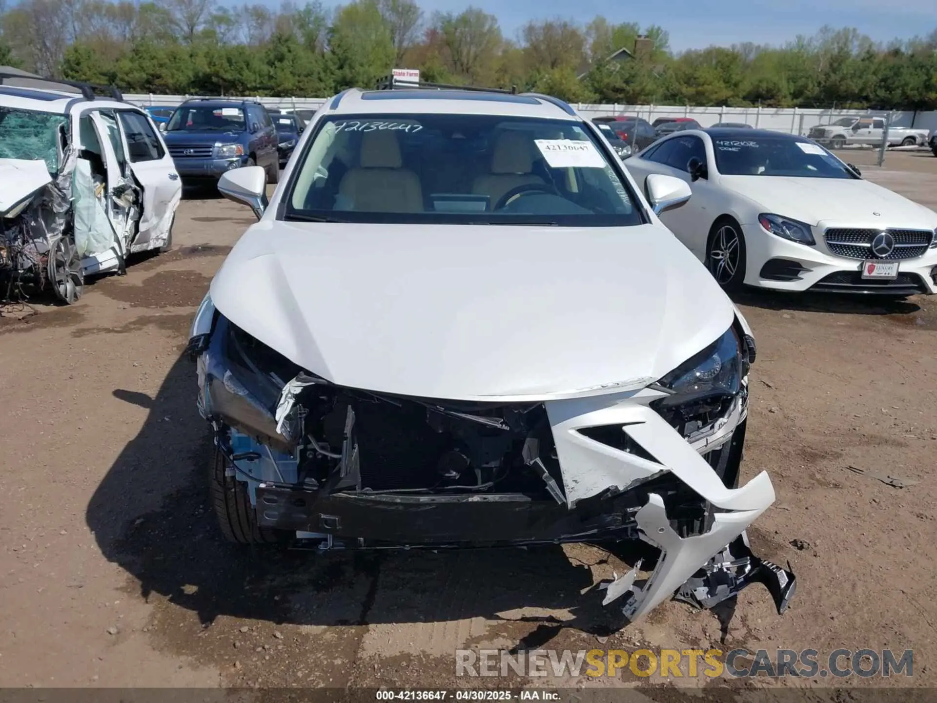 13 fotografías del automóvil dañado JTJDARDZXM5021147 LEXUS NX 300 2021
