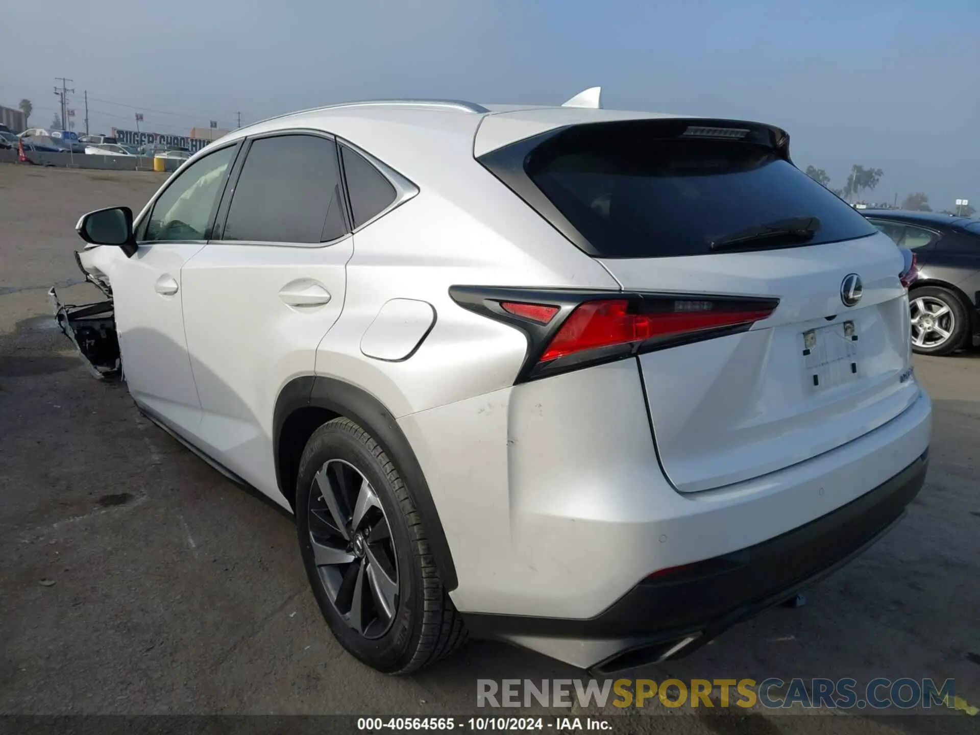 3 fotografías del automóvil dañado JTJGARBZ7M5028332 LEXUS NX 300 2021