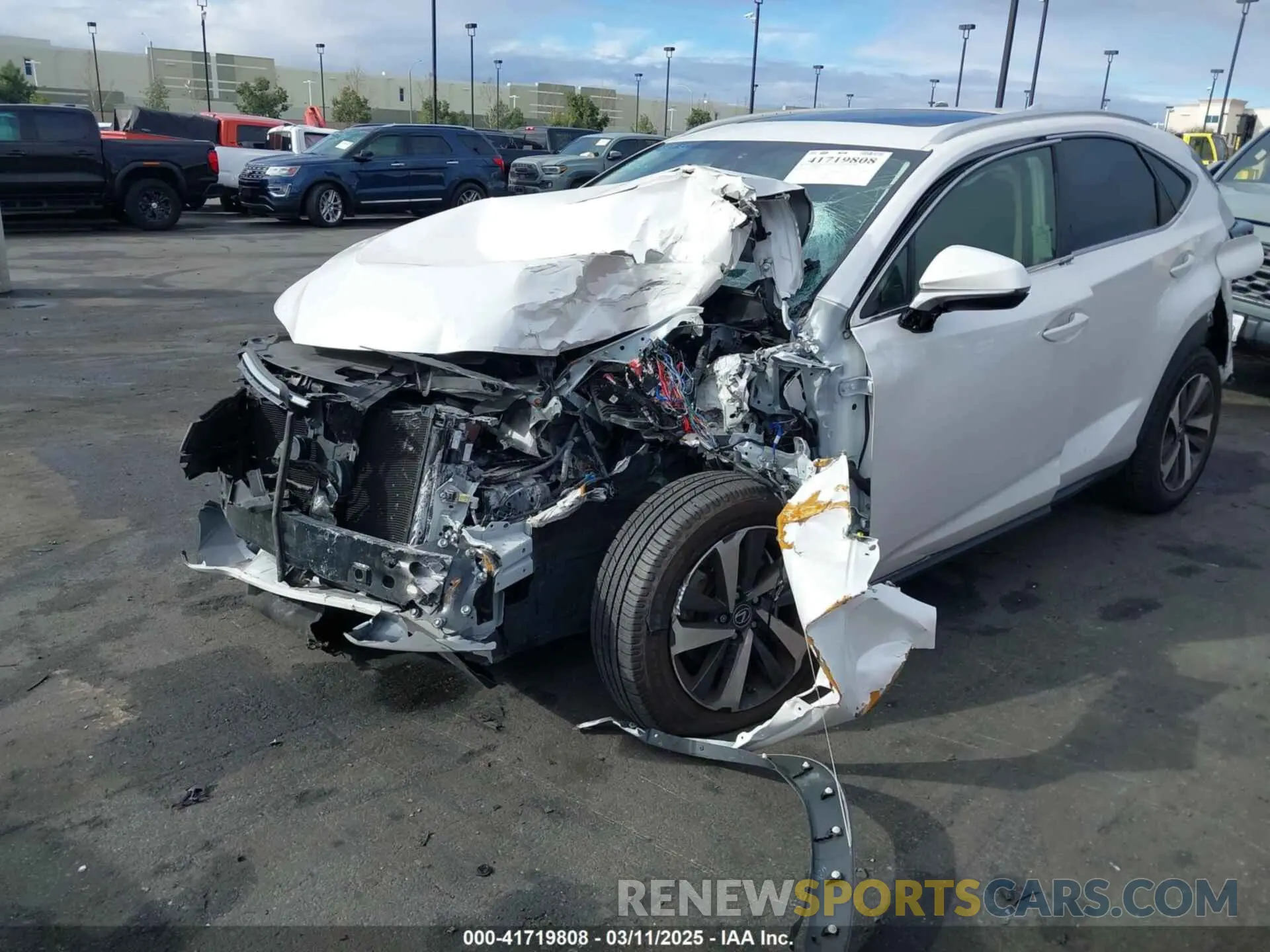 6 fotografías del automóvil dañado JTJGARBZ9M5028428 LEXUS NX 300 2021