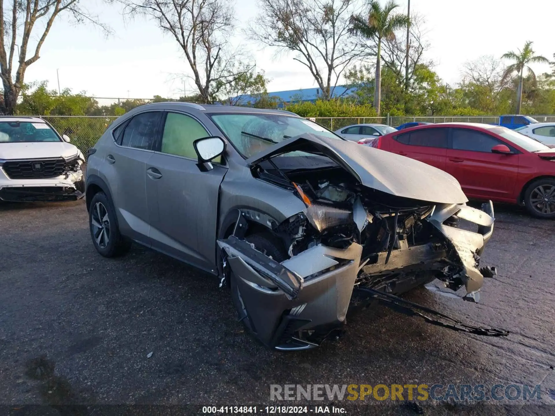 1 fotografías del automóvil dañado JTJGARBZ9M5034066 LEXUS NX 300 2021