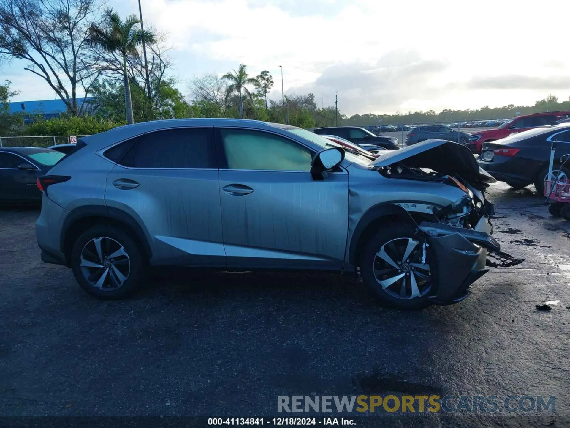 12 fotografías del automóvil dañado JTJGARBZ9M5034066 LEXUS NX 300 2021