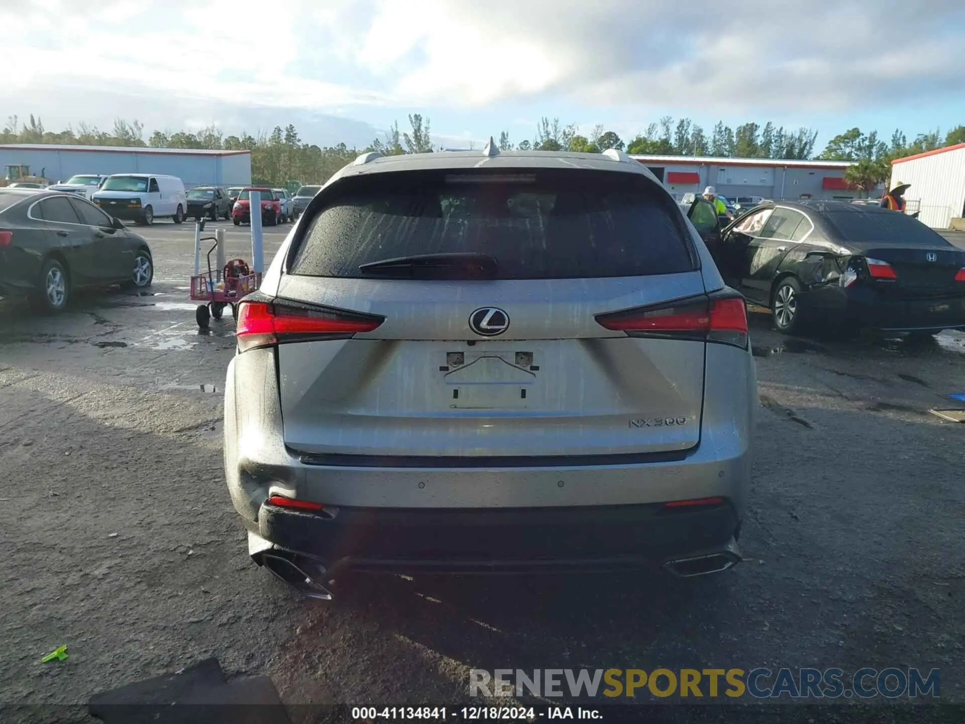 15 fotografías del automóvil dañado JTJGARBZ9M5034066 LEXUS NX 300 2021