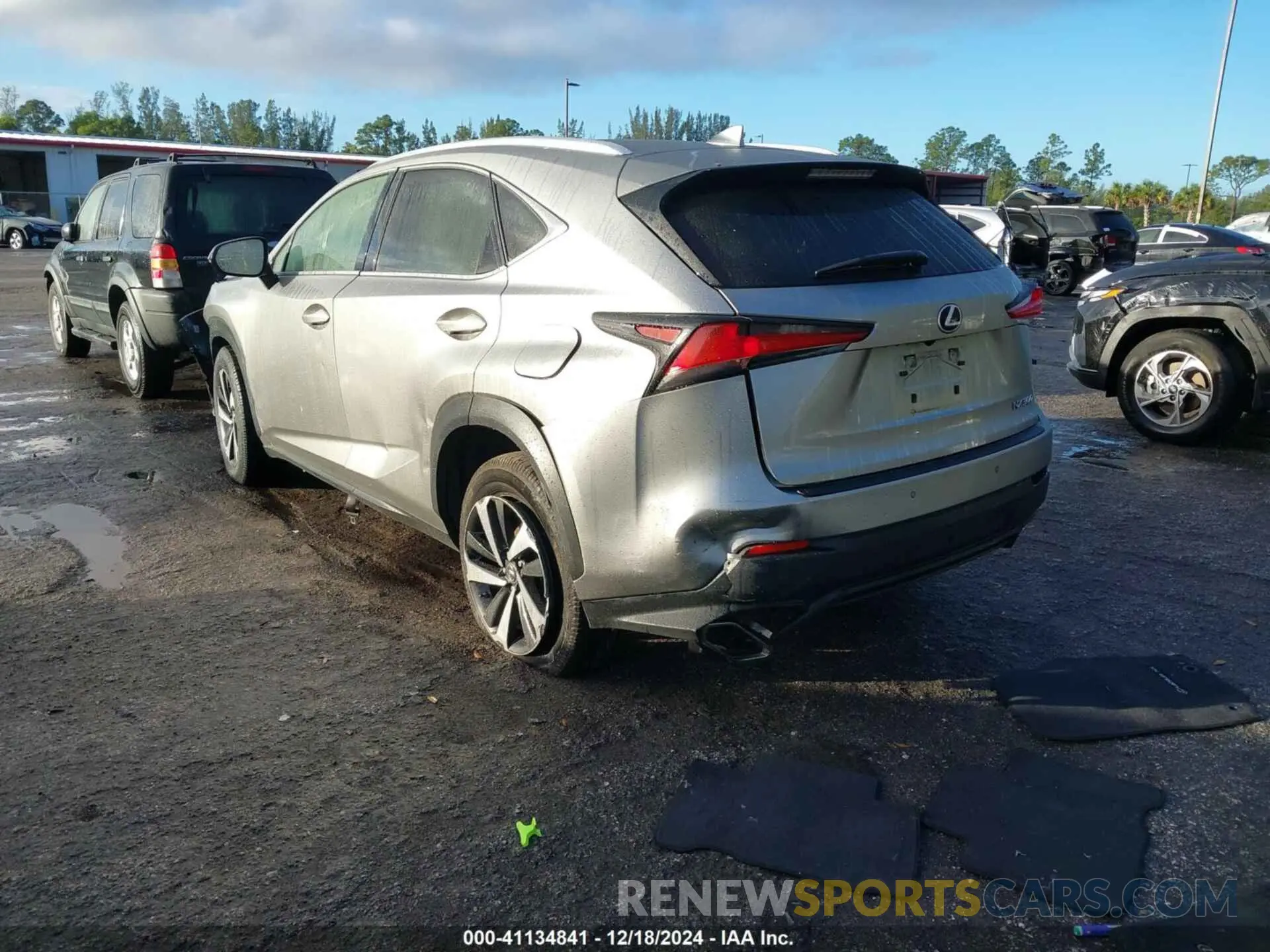 3 fotografías del automóvil dañado JTJGARBZ9M5034066 LEXUS NX 300 2021