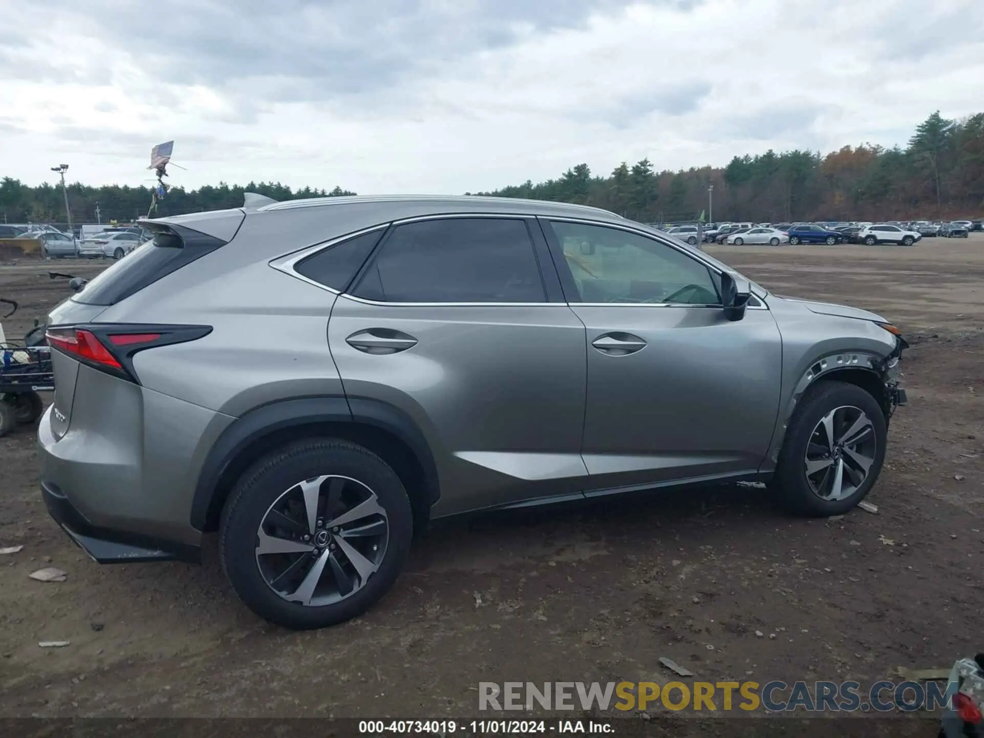 14 fotografías del automóvil dañado JTJGARDZ2M2243843 LEXUS NX 300 2021