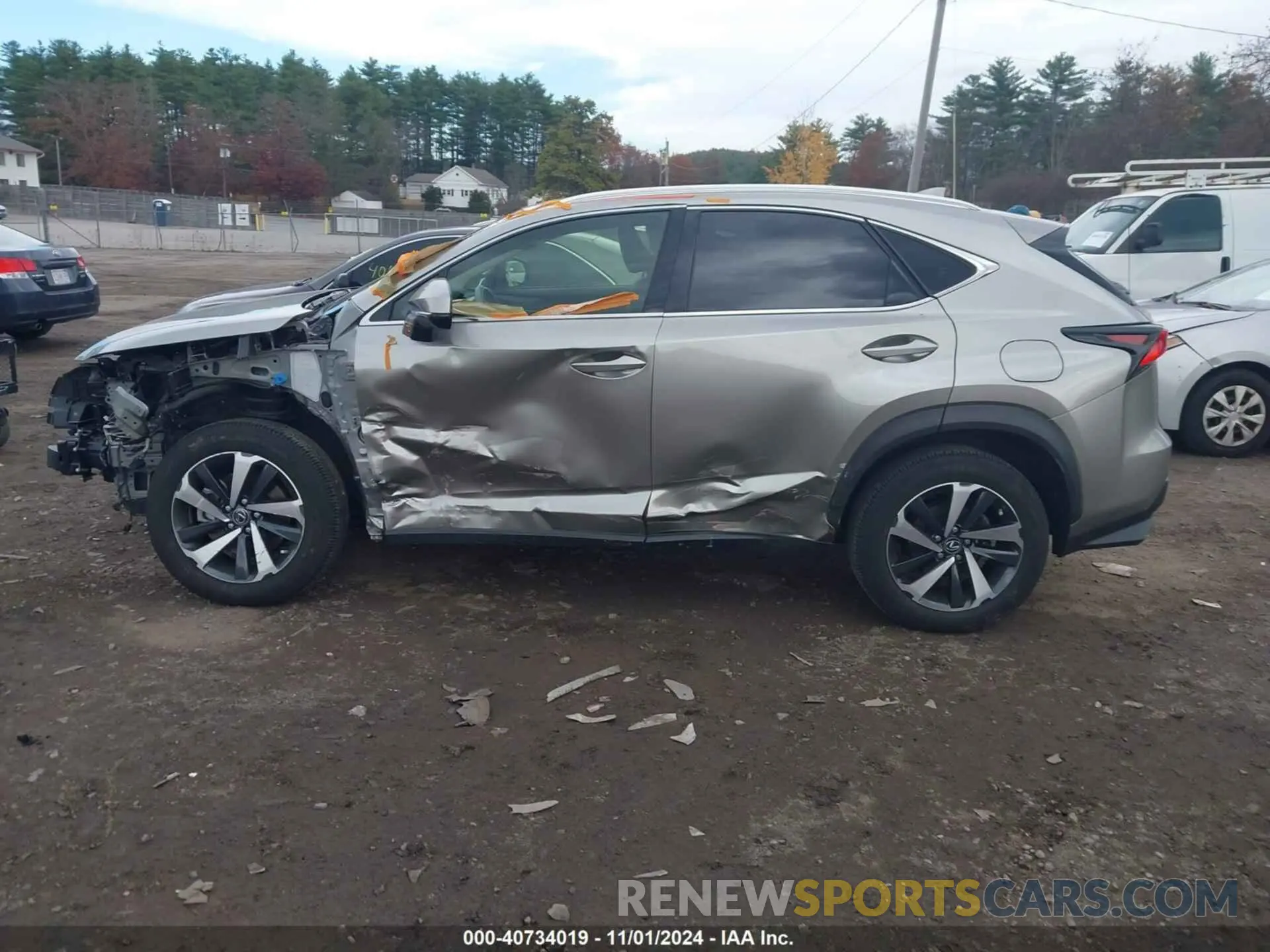 15 fotografías del automóvil dañado JTJGARDZ2M2243843 LEXUS NX 300 2021