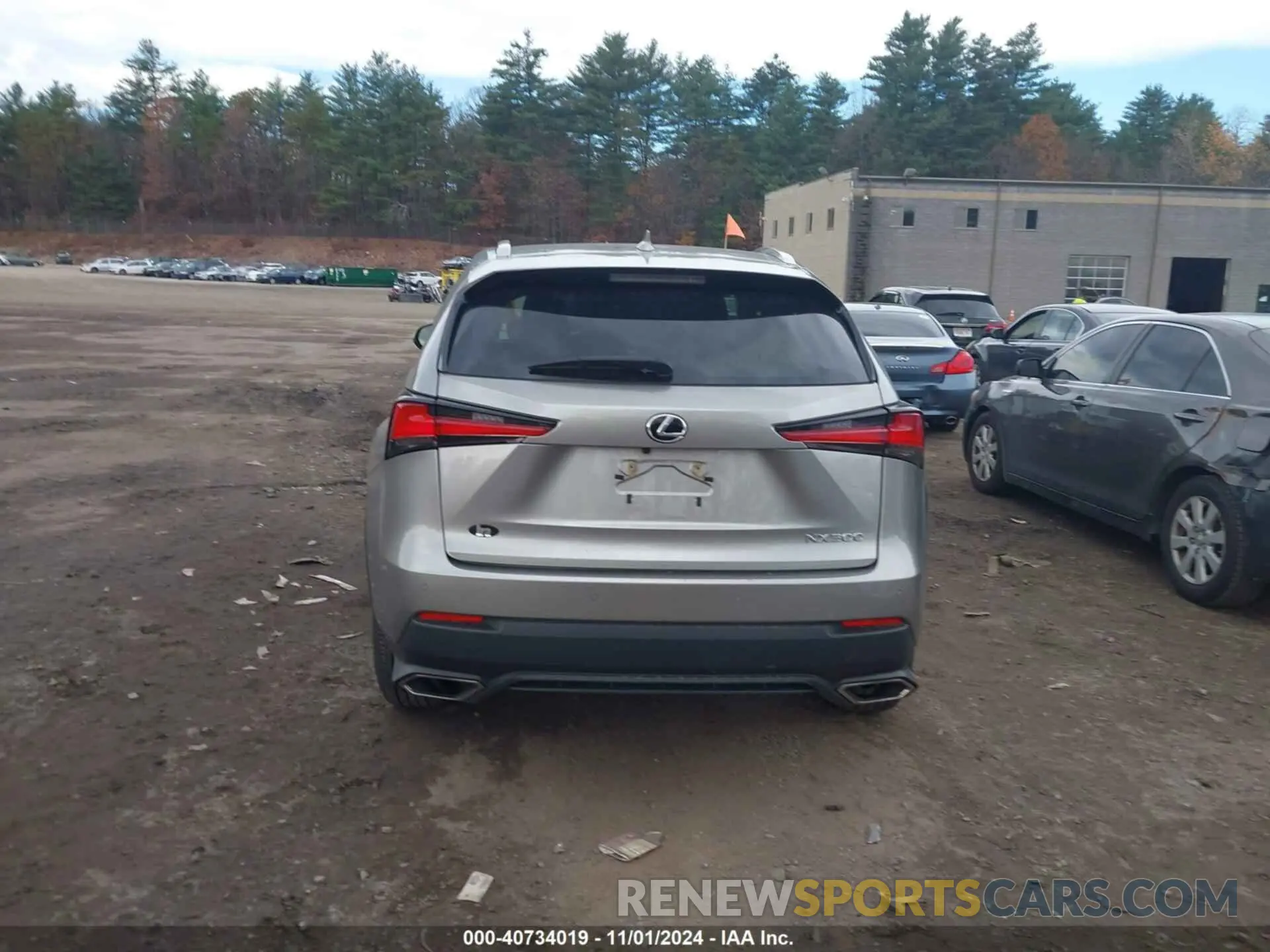 17 fotografías del automóvil dañado JTJGARDZ2M2243843 LEXUS NX 300 2021