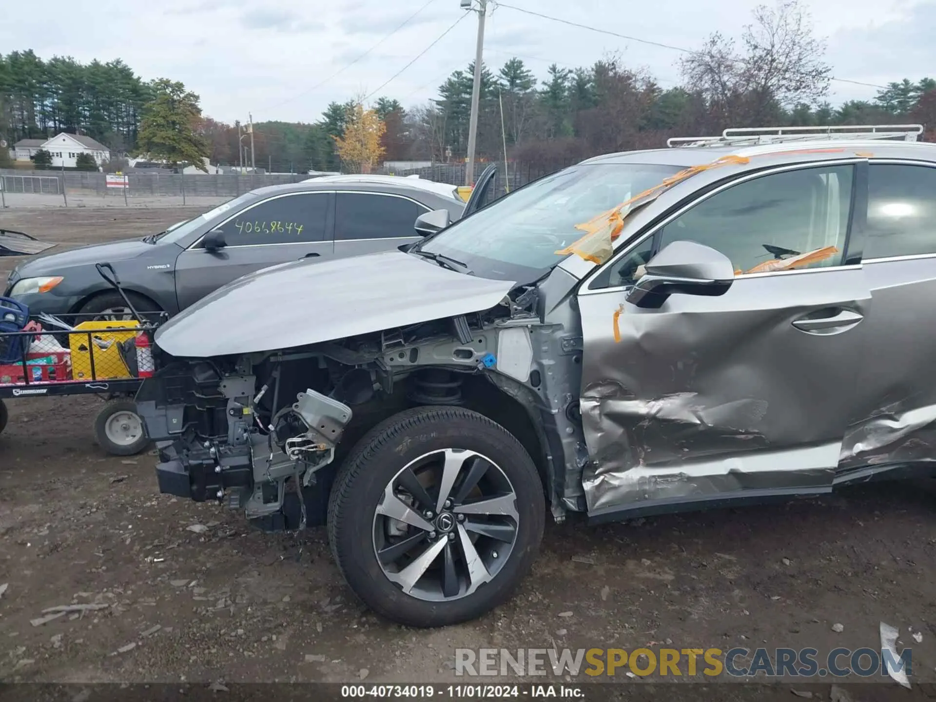 6 fotografías del automóvil dañado JTJGARDZ2M2243843 LEXUS NX 300 2021
