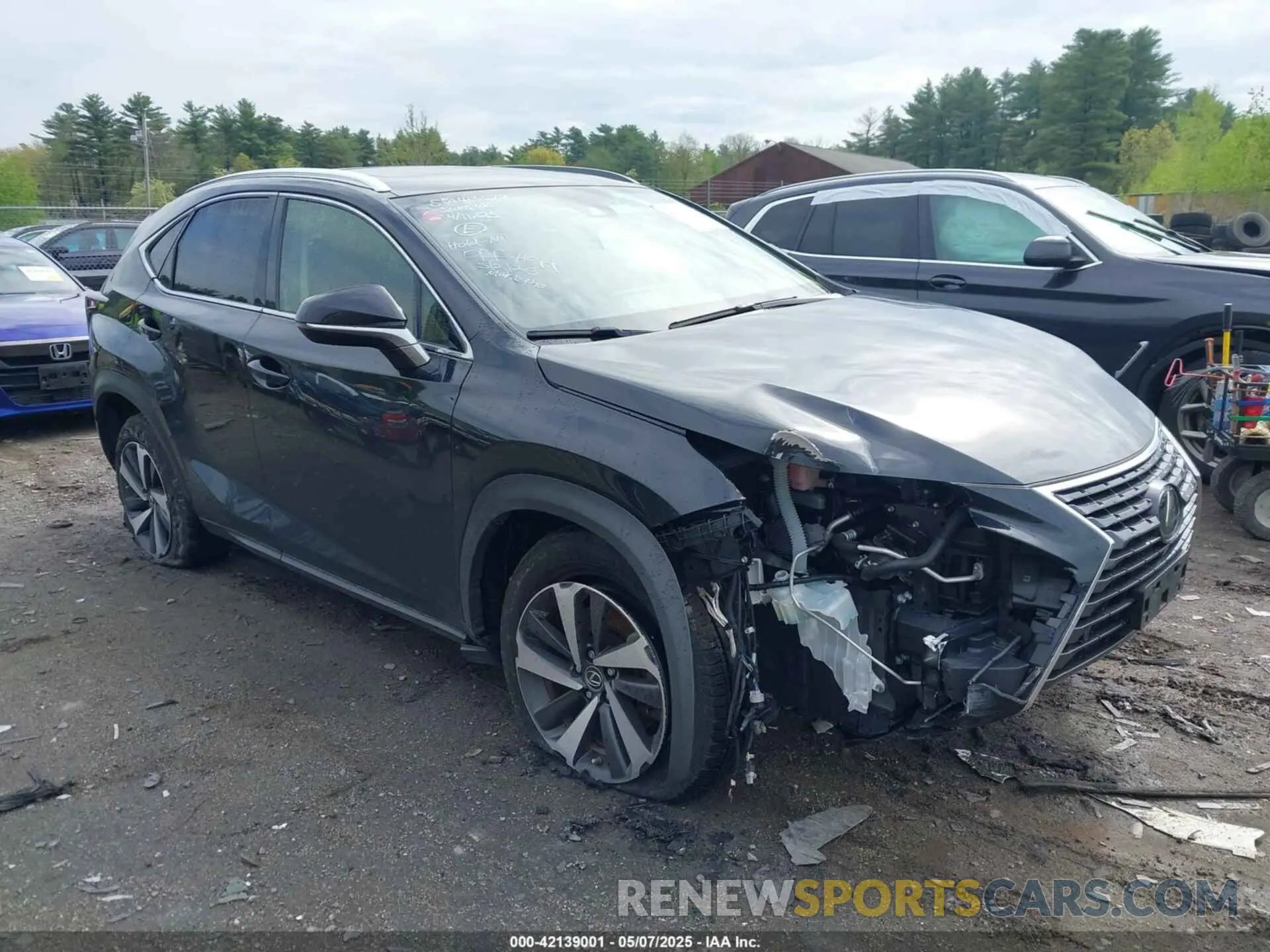 1 fotografías del automóvil dañado JTJGARDZ3M2249764 LEXUS NX 300 2021