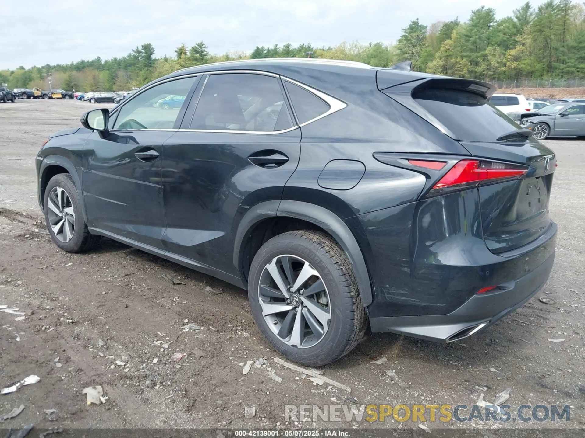 3 fotografías del automóvil dañado JTJGARDZ3M2249764 LEXUS NX 300 2021