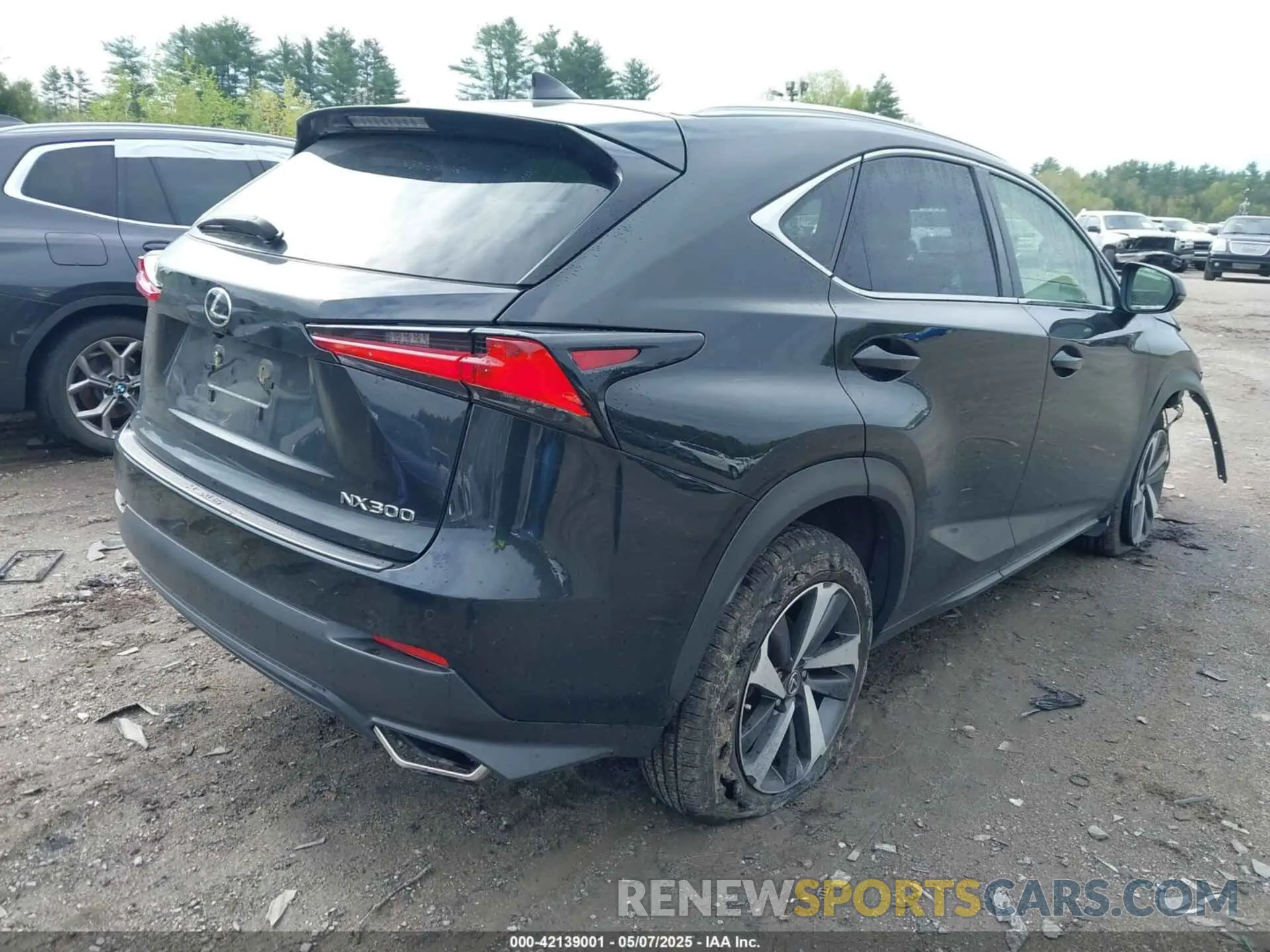 4 fotografías del automóvil dañado JTJGARDZ3M2249764 LEXUS NX 300 2021
