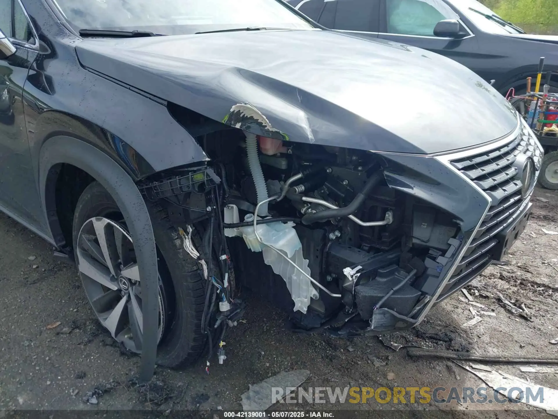 6 fotografías del automóvil dañado JTJGARDZ3M2249764 LEXUS NX 300 2021
