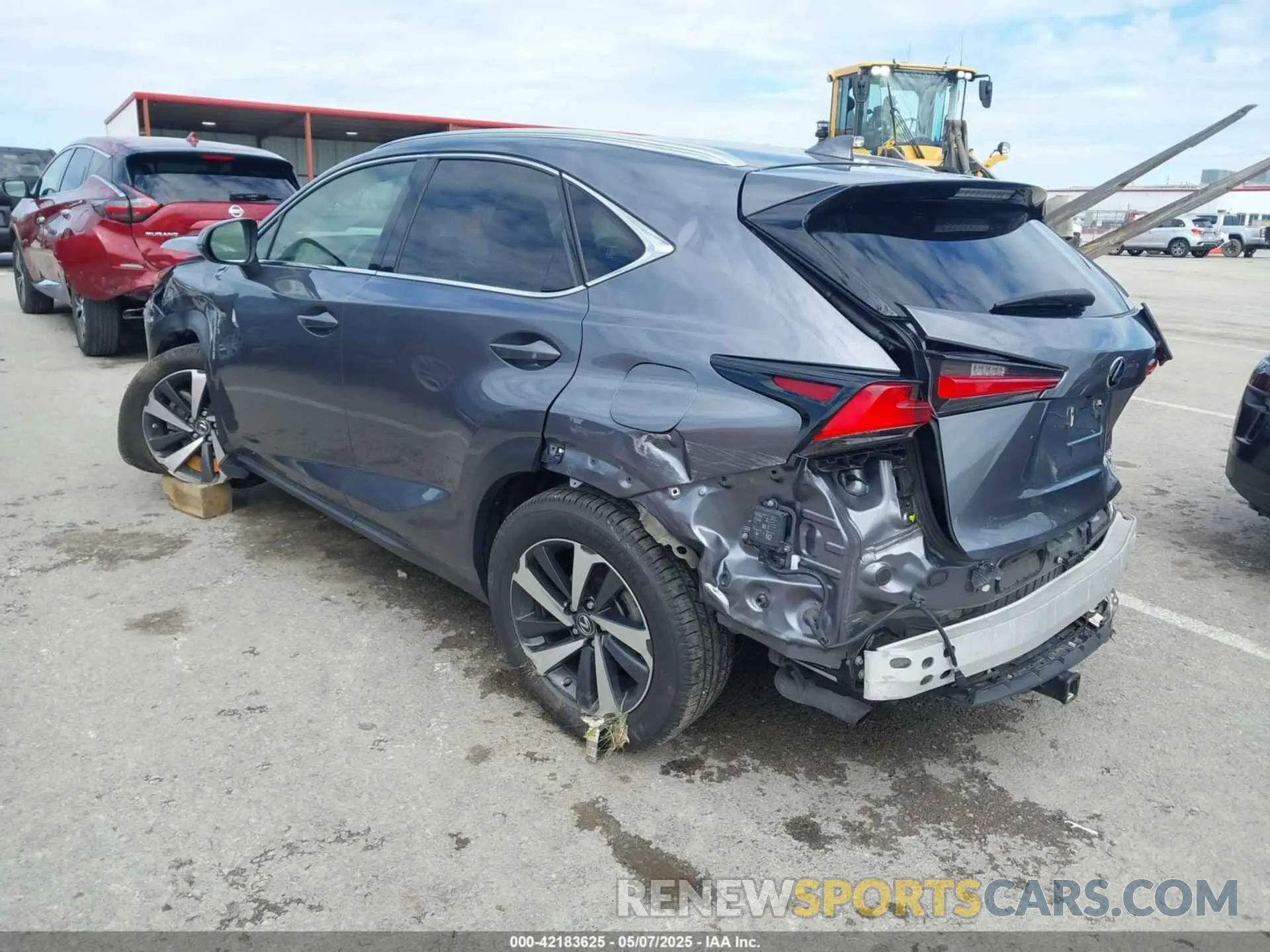 3 fotografías del automóvil dañado JTJGARDZ8M2250070 LEXUS NX 300 2021