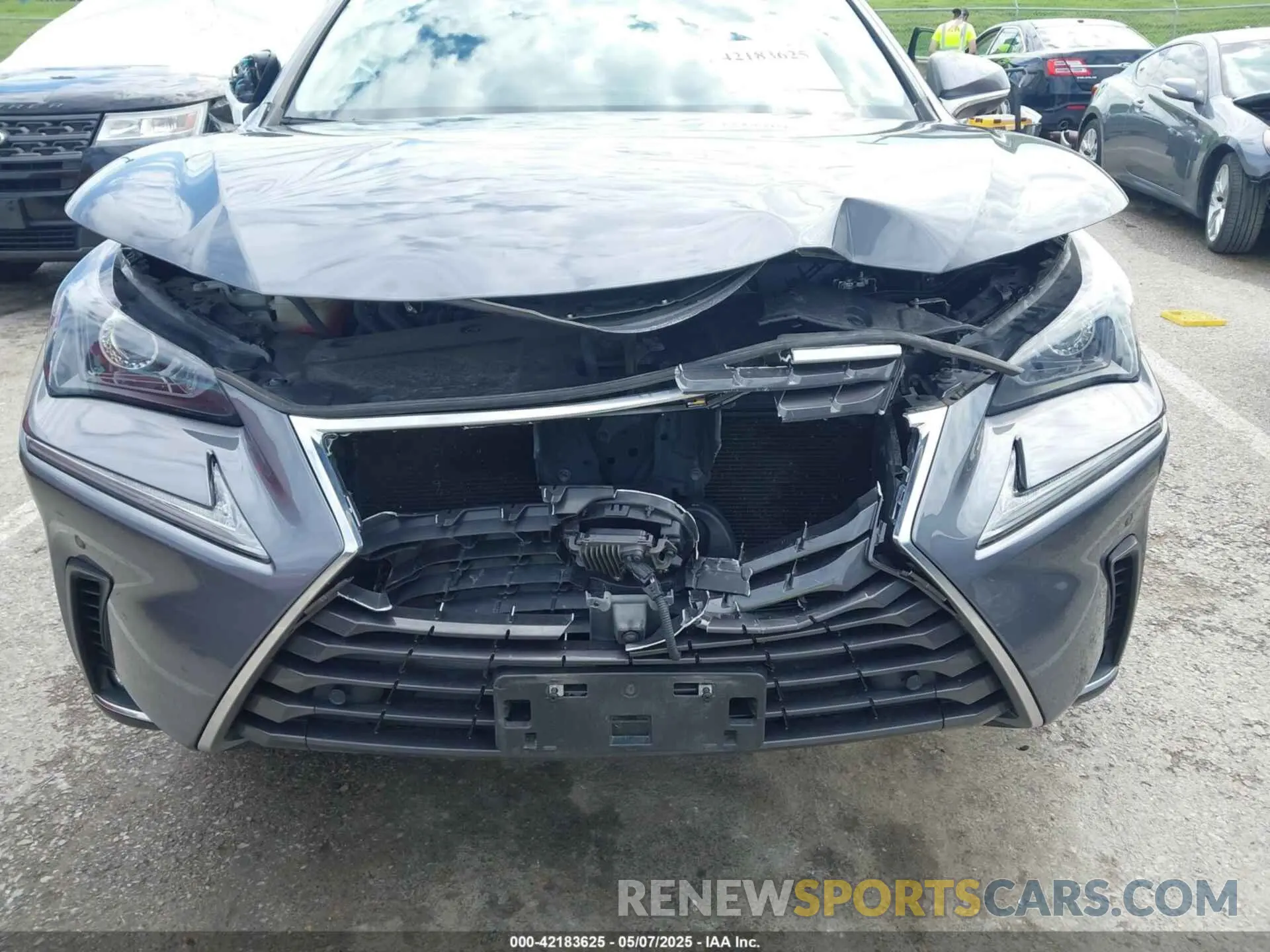 6 fotografías del automóvil dañado JTJGARDZ8M2250070 LEXUS NX 300 2021