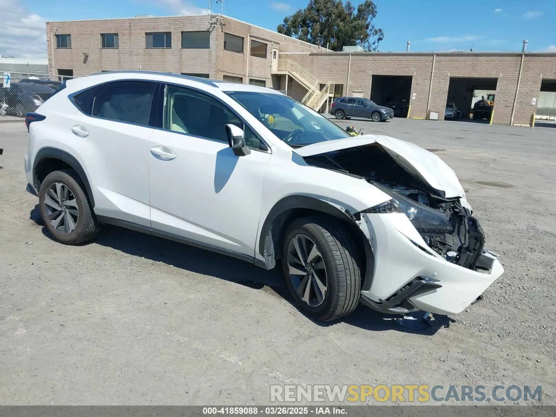 1 fotografías del automóvil dañado JTJGARDZ8M5024318 LEXUS NX 300 2021
