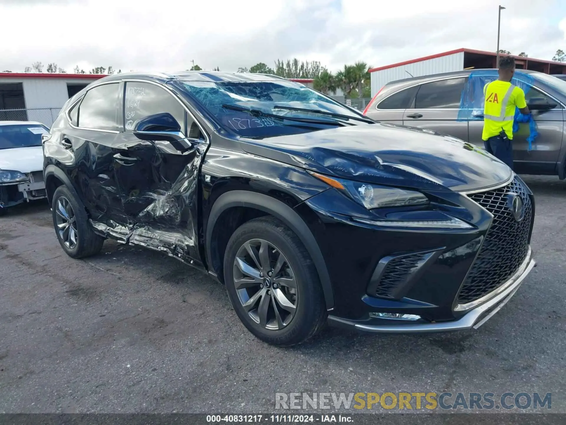 1 fotografías del automóvil dañado JTJSARBZ0M2178732 LEXUS NX 300 2021
