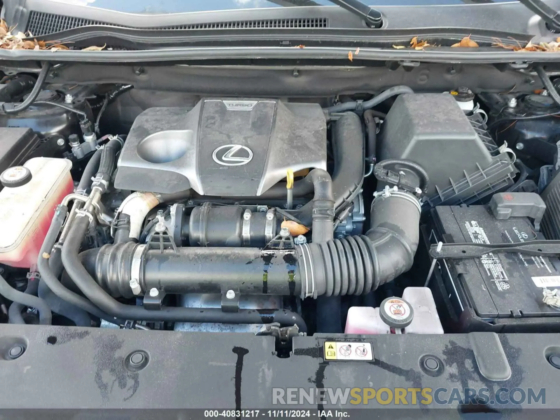 10 fotografías del automóvil dañado JTJSARBZ0M2178732 LEXUS NX 300 2021