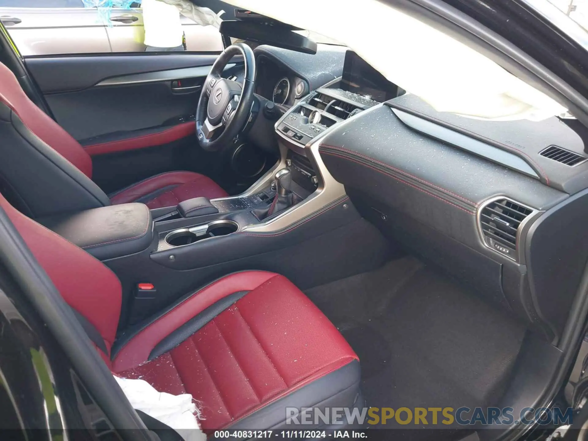 5 fotografías del automóvil dañado JTJSARBZ0M2178732 LEXUS NX 300 2021
