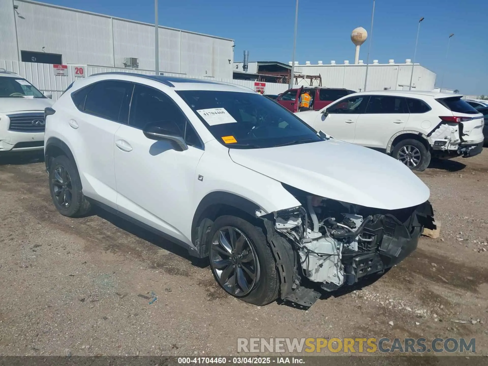 1 fotografías del automóvil dañado JTJSARBZ0M2200213 LEXUS NX 300 2021