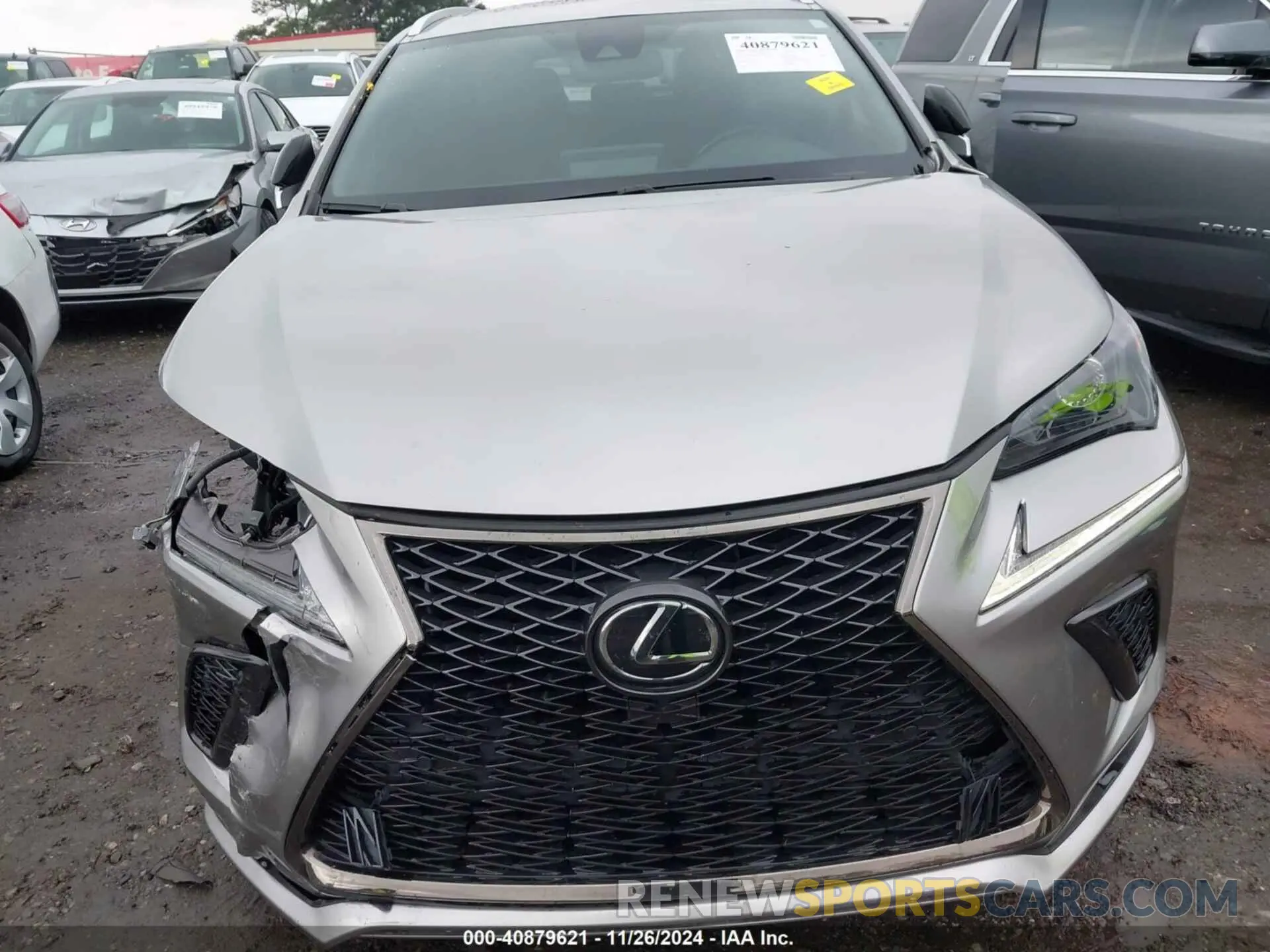 12 fotografías del automóvil dañado JTJSARBZ1M2193319 LEXUS NX 300 2021