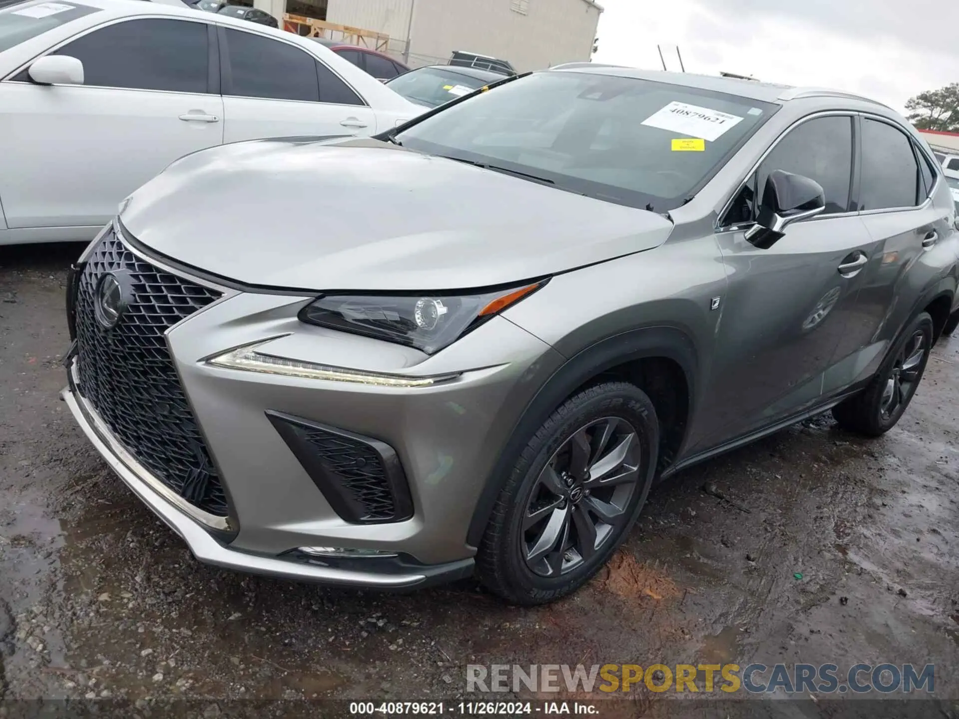 2 fotografías del automóvil dañado JTJSARBZ1M2193319 LEXUS NX 300 2021