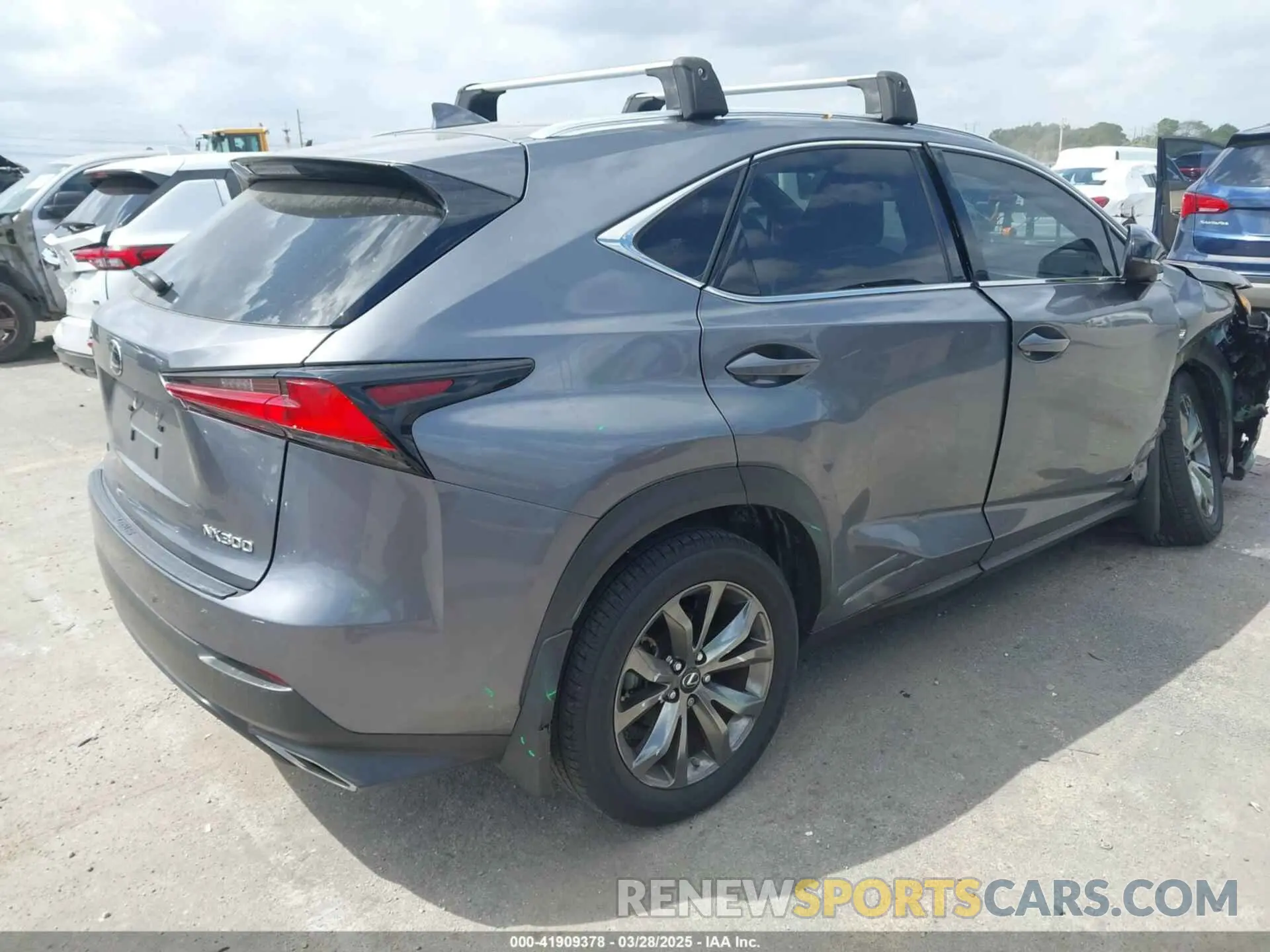 4 fotografías del automóvil dañado JTJSARBZ1M2198603 LEXUS NX 300 2021