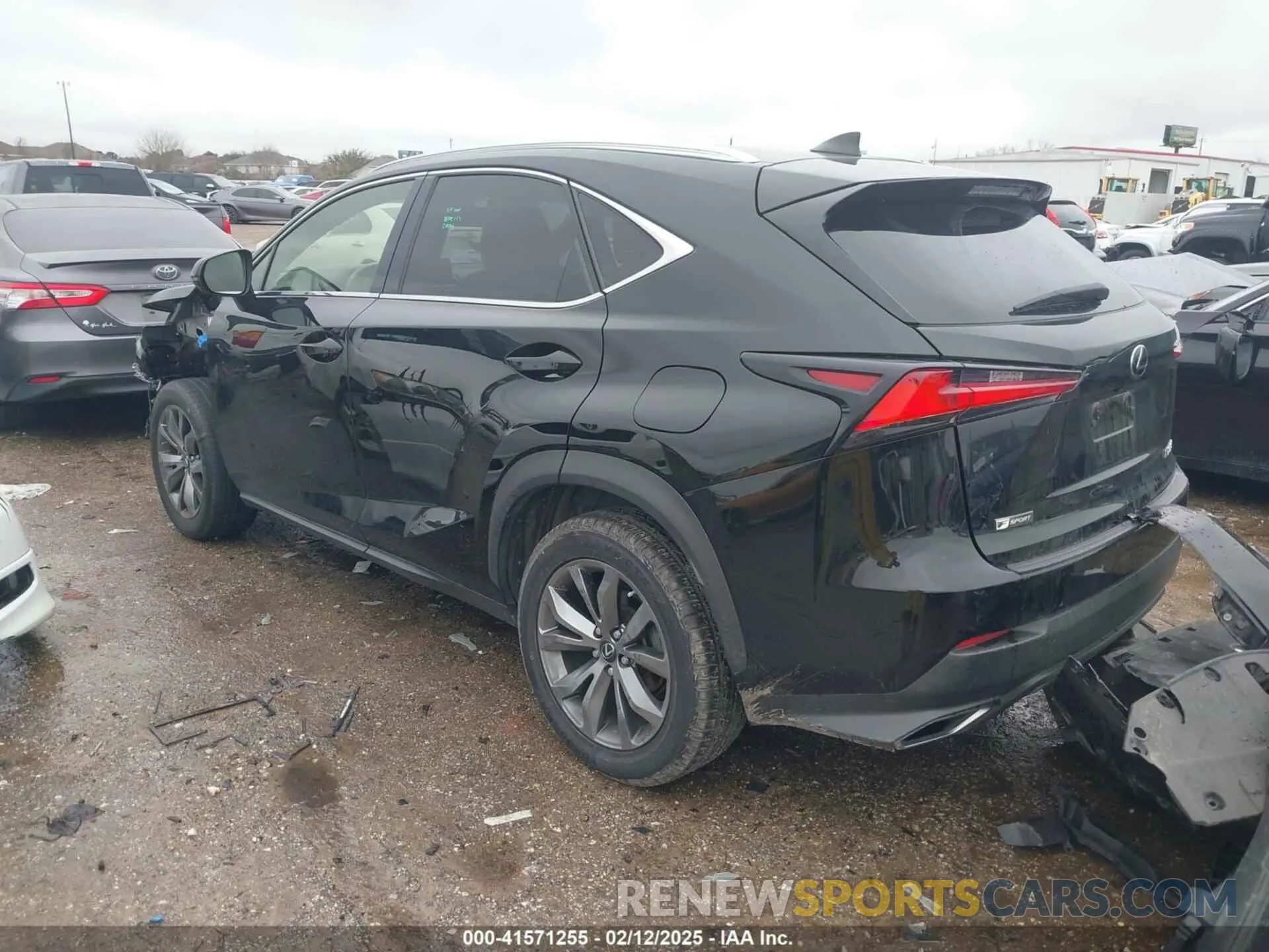 3 fotografías del automóvil dañado JTJSARBZ2M2190994 LEXUS NX 300 2021