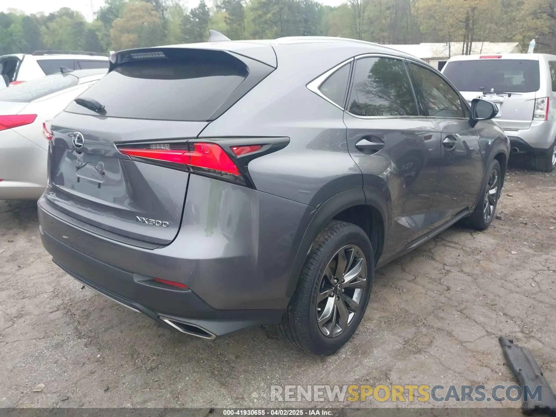 4 fotografías del automóvil dañado JTJSARBZ3M2192219 LEXUS NX 300 2021