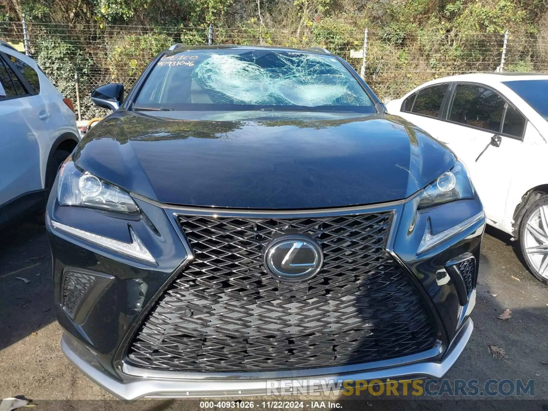 12 fotografías del automóvil dañado JTJSARBZ3M2203039 LEXUS NX 300 2021