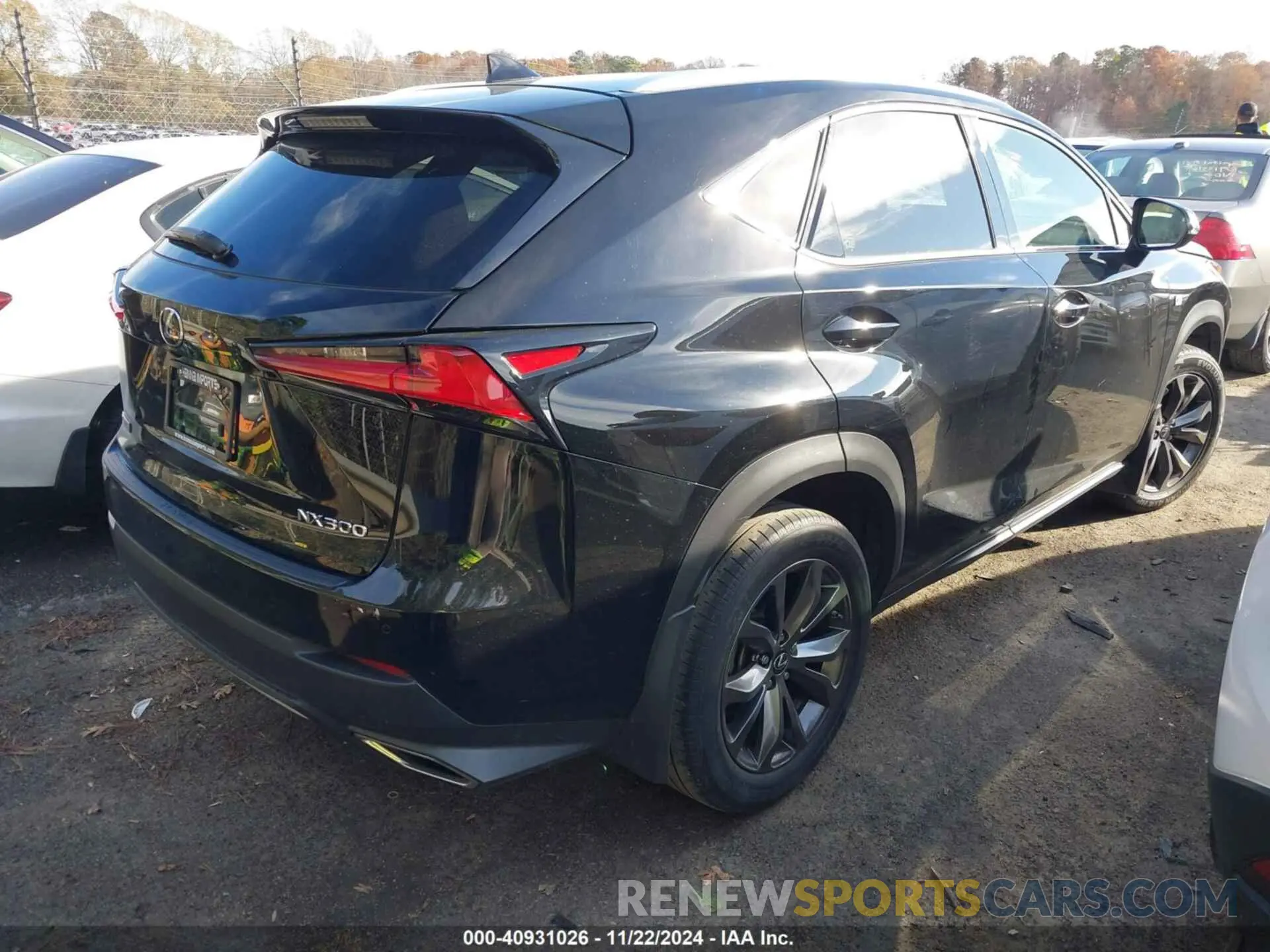 4 fotografías del automóvil dañado JTJSARBZ3M2203039 LEXUS NX 300 2021