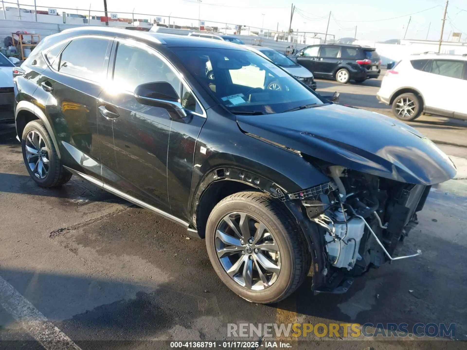 1 fotografías del automóvil dañado JTJSARBZ4M2179737 LEXUS NX 300 2021
