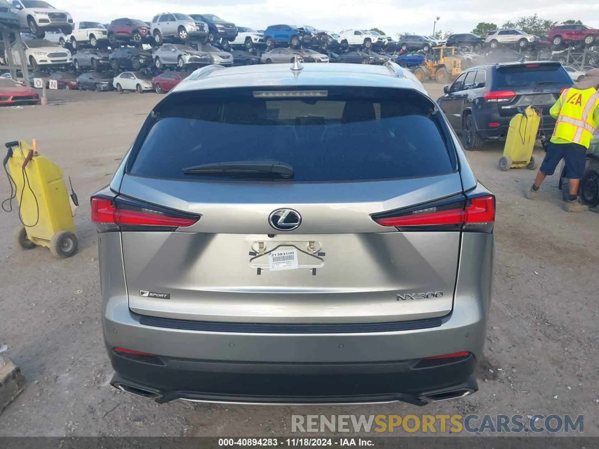 17 fotografías del automóvil dañado JTJSARBZXM2190953 LEXUS NX 300 2021