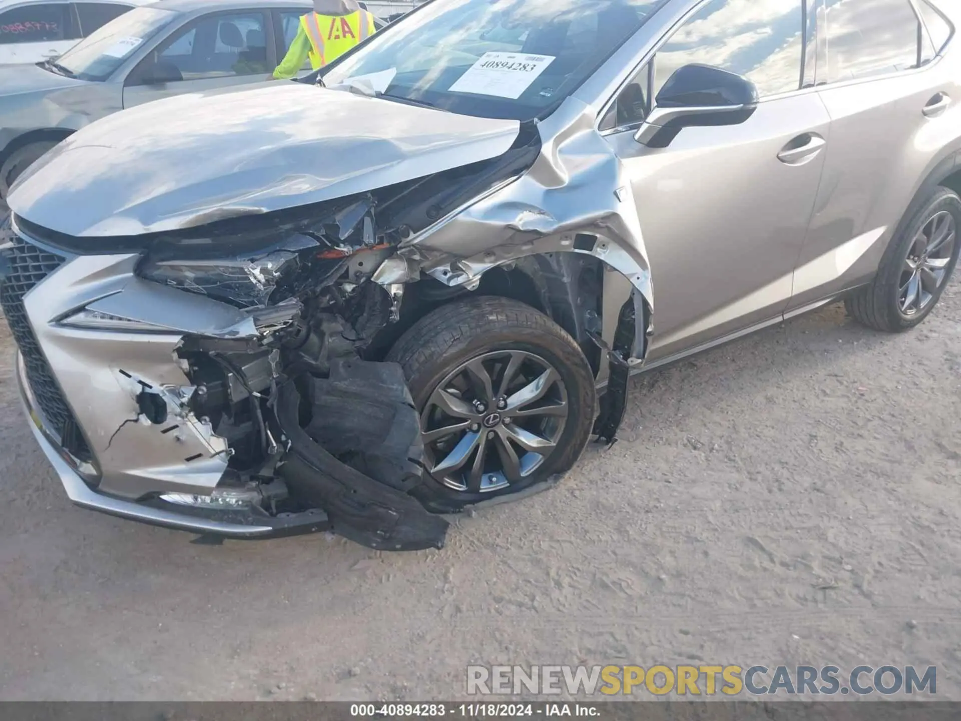 6 fotografías del automóvil dañado JTJSARBZXM2190953 LEXUS NX 300 2021
