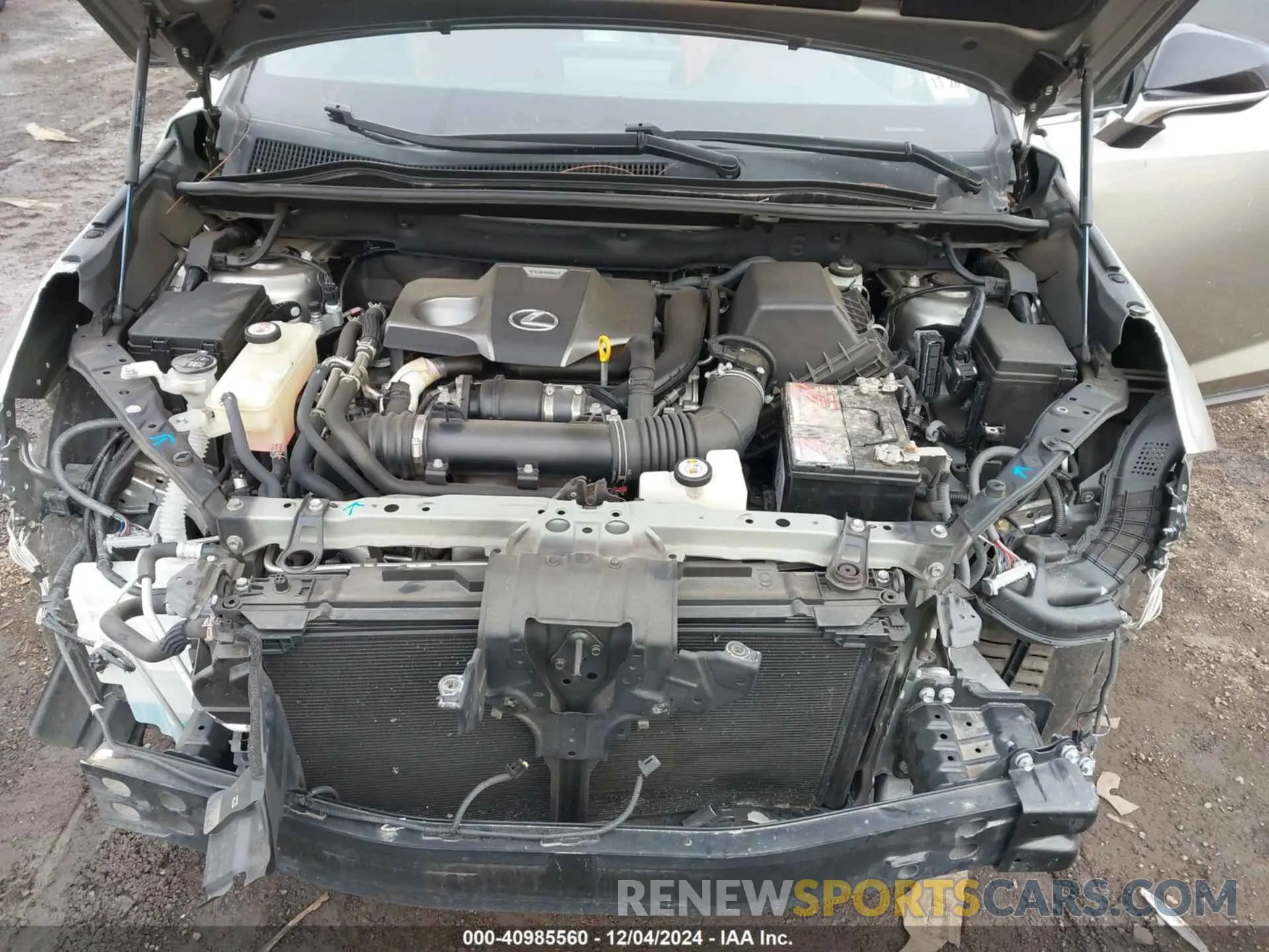 10 fotografías del automóvil dañado JTJSARDZ2M2255906 LEXUS NX 300 2021