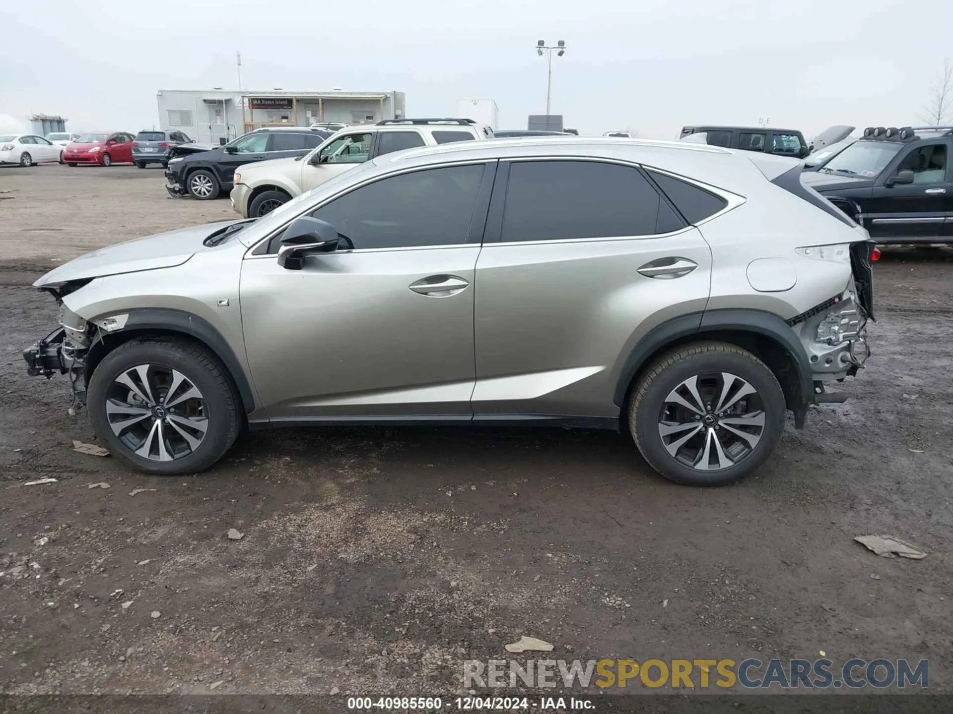 14 fotografías del automóvil dañado JTJSARDZ2M2255906 LEXUS NX 300 2021