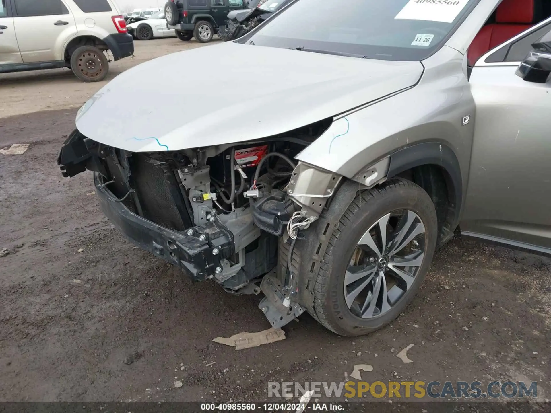 17 fotografías del automóvil dañado JTJSARDZ2M2255906 LEXUS NX 300 2021