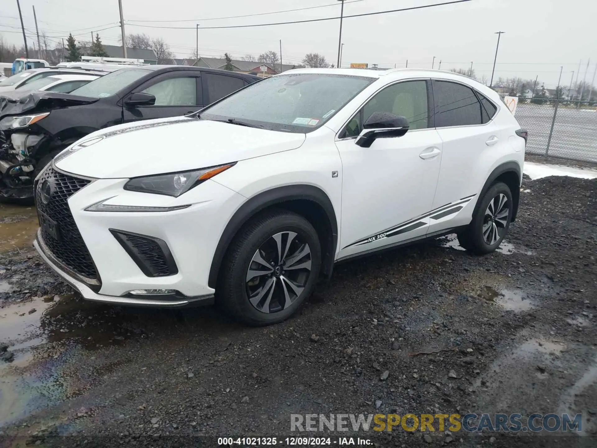 2 fotografías del automóvil dañado JTJSARDZ6M5021671 LEXUS NX 300 2021