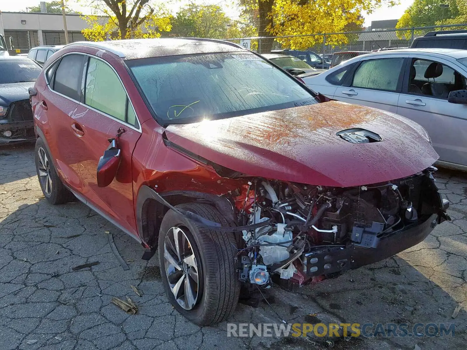 1 fotografías del automóvil dañado JTJBARBZ6K2190915 LEXUS NX 300 BAS 2019
